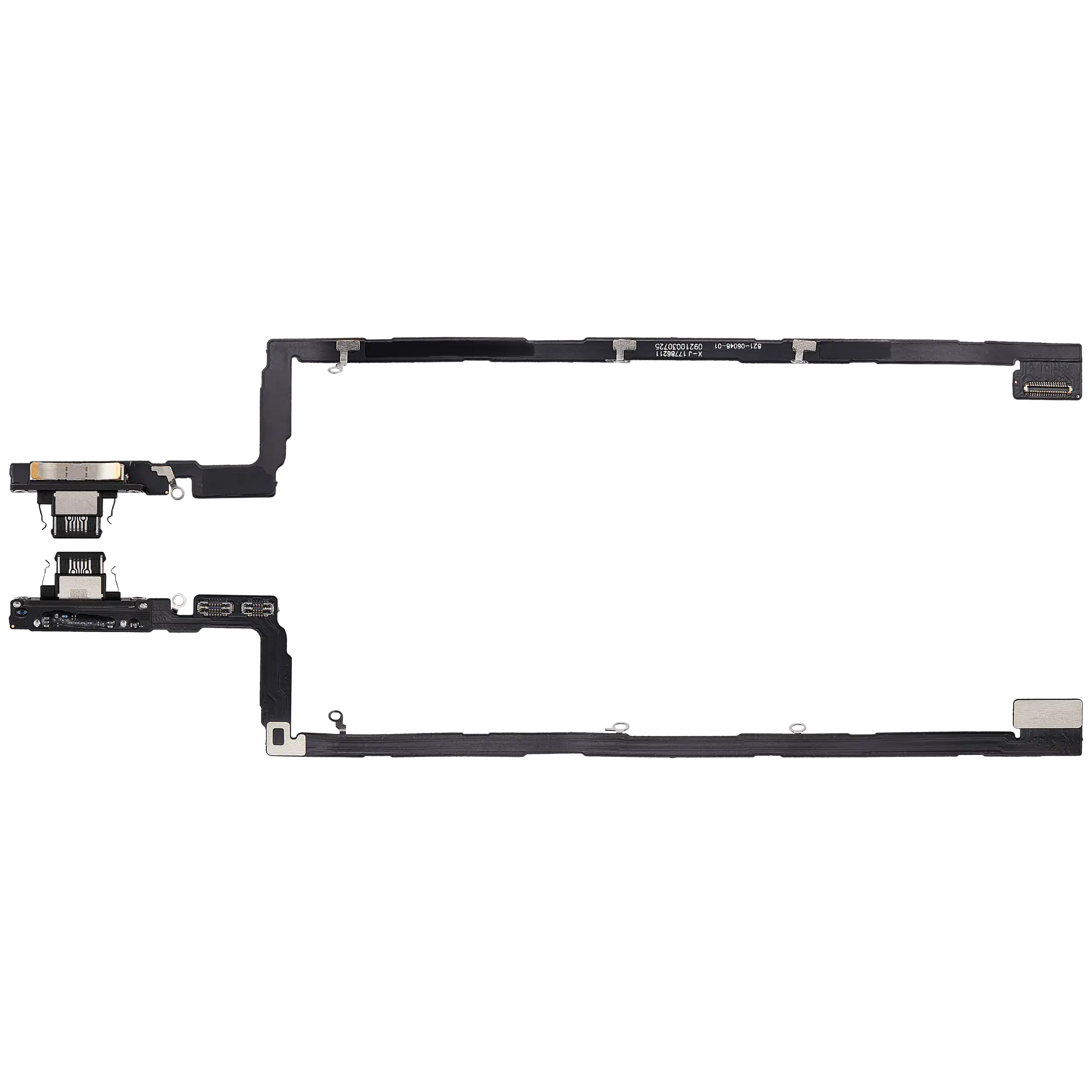 Ladebuchse Flexkabel für iPhone Air (Aftermarket Plus) (Space Black) – Bild 2