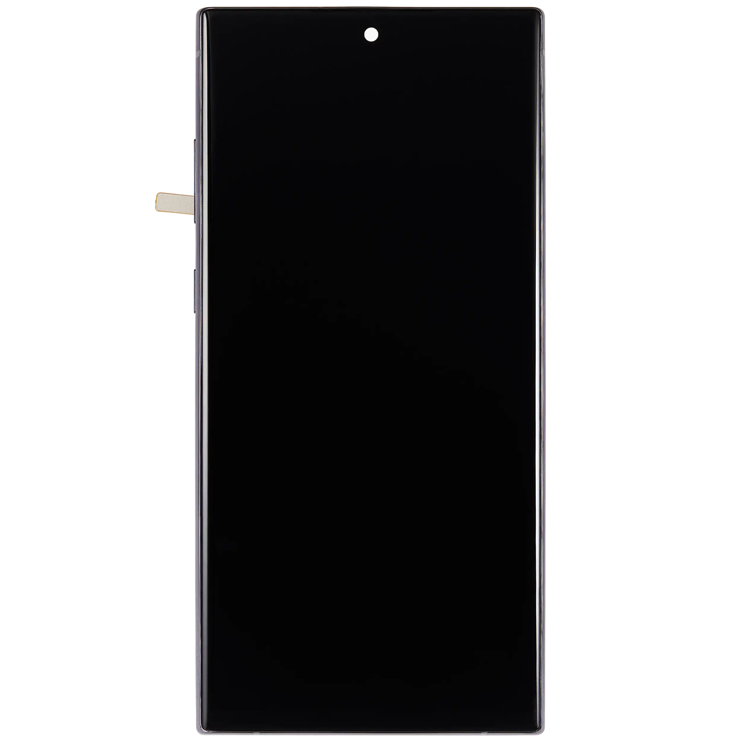 LCD Display mit Rahmen (ohne Fingerprint Sensor) für Samsung Galaxy Note 10 Plus (Aftermarket Plus: Incell) (Aura Black) – Bild 3
