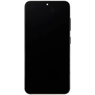 OLED Display mit Rahmen für Samsung Galaxy S23 5G (US & International) (Aftermarket Plus) (Phantom Black)