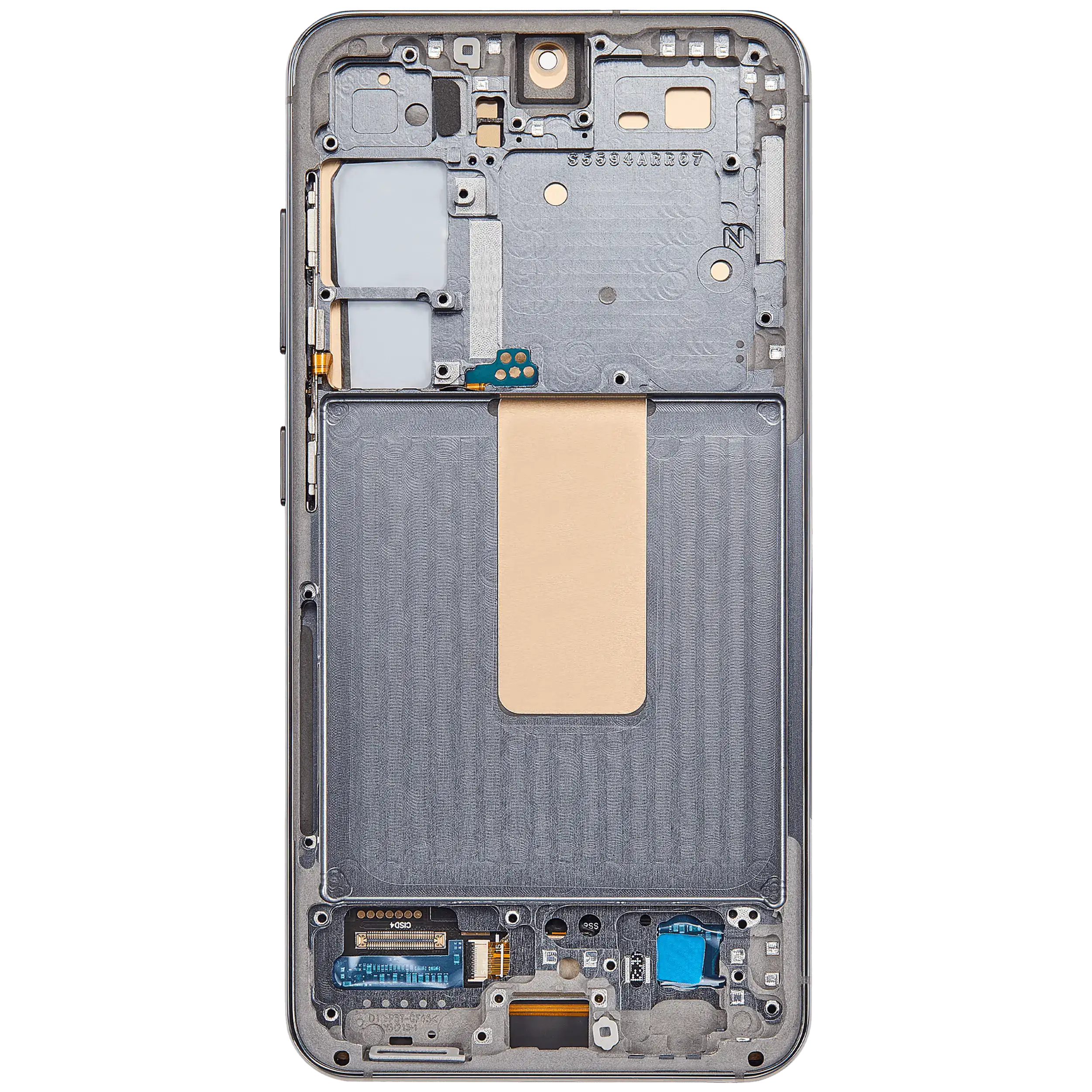 OLED Display mit Rahmen für Samsung Galaxy S23 5G (US & International) (Aftermarket Plus) (Green (Grün)) – Bild 4