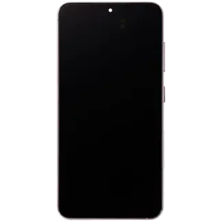 OLED Display mit Rahmen für Samsung Galaxy S23 5G (US & International) (Aftermarket Plus) (Pink / Lavender)