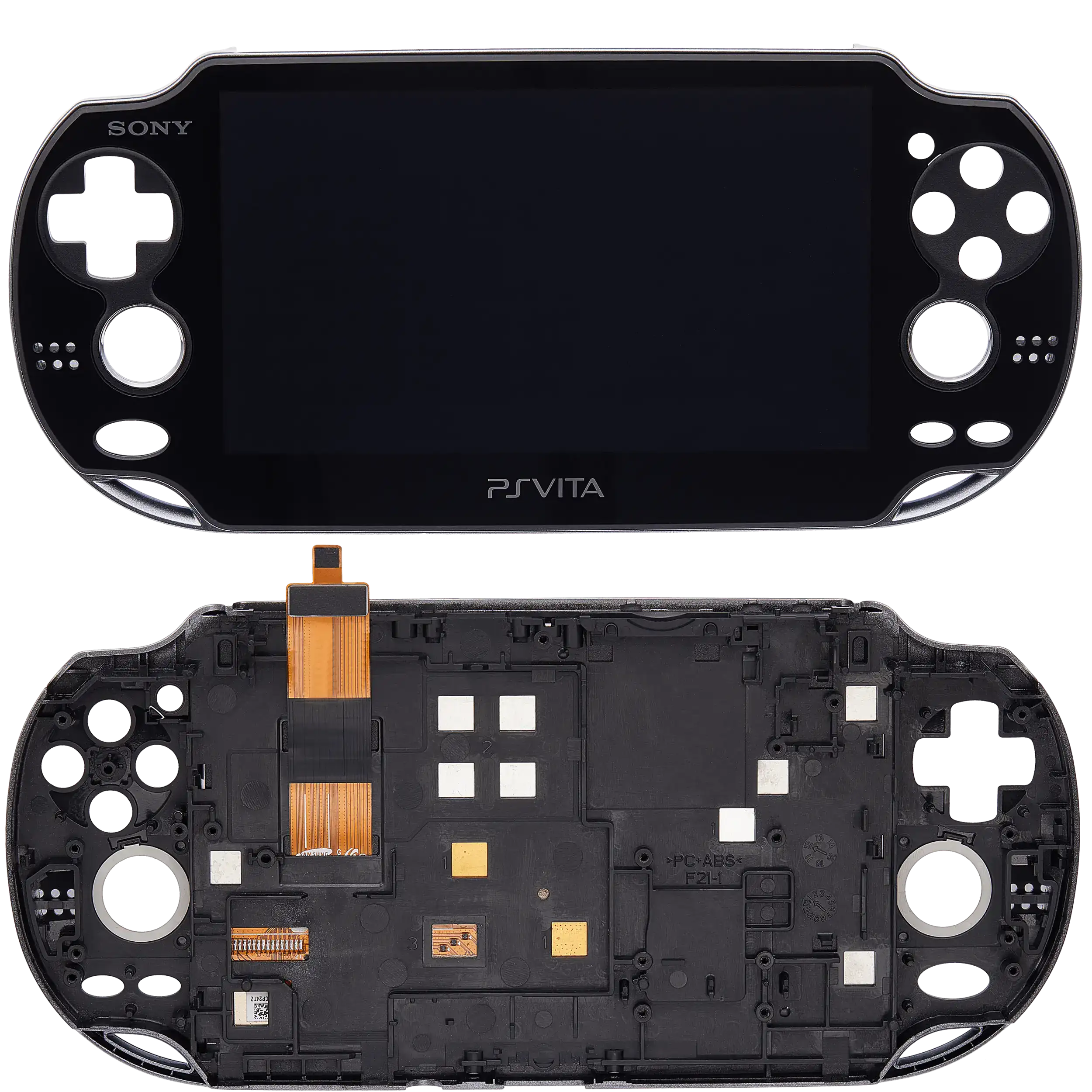 LCD-Display mit Stand für PlayStation Vita 1000 (Black (Schwarz)) – Bild 2