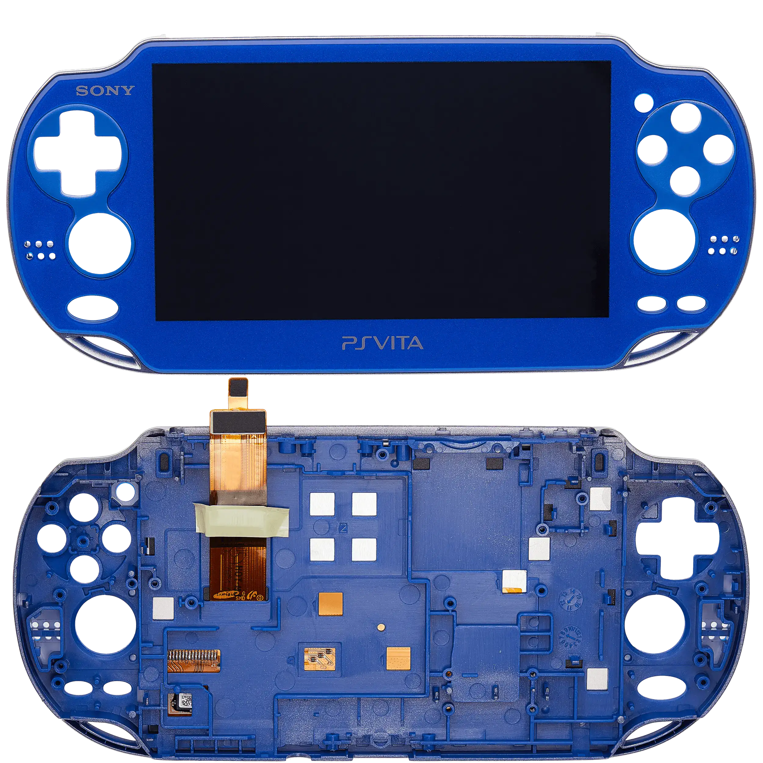 LCD-Display mit Stand für PlayStation Vita 1000 (Blue (Blau)) – Bild 2