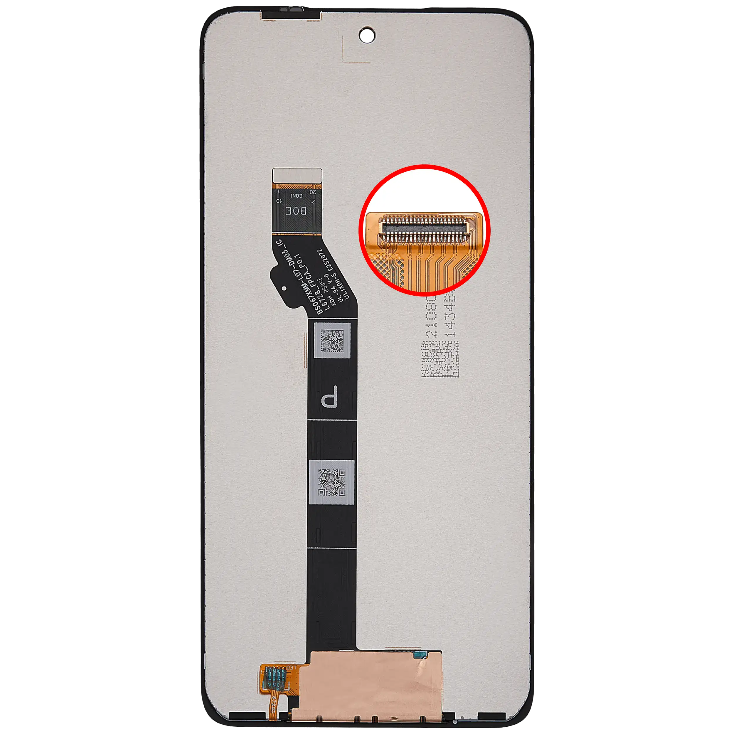 LCD Display ohne Rahmen für Motorola Moto G67 Power 5G (XT2533 / 2025) (professionell aufgearbeitet) – Bild 4