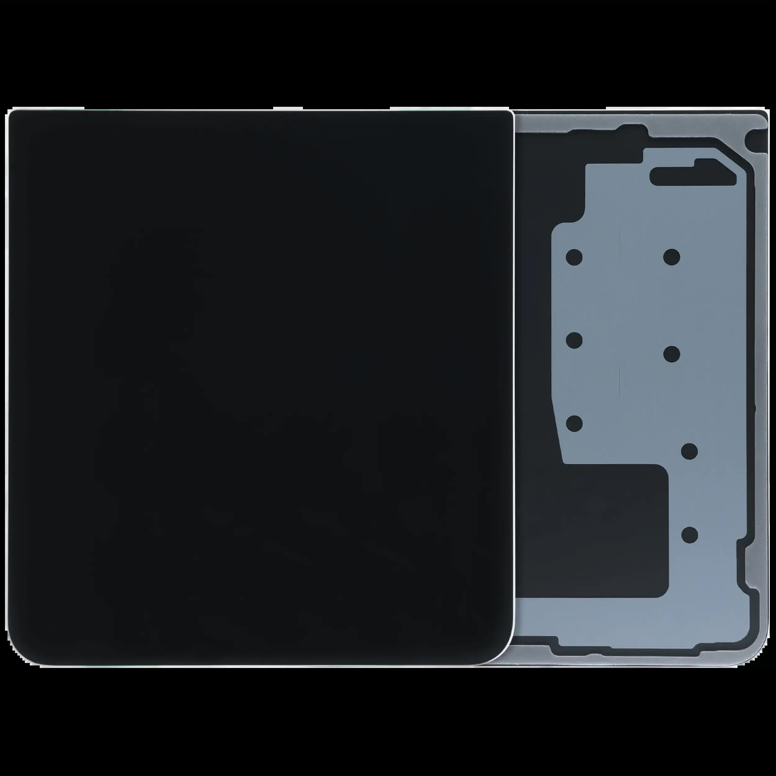 Bottom Rückdeckelglas für Samsung Galaxy Z Flip 7 5G (Service Pack) (Jet Black)