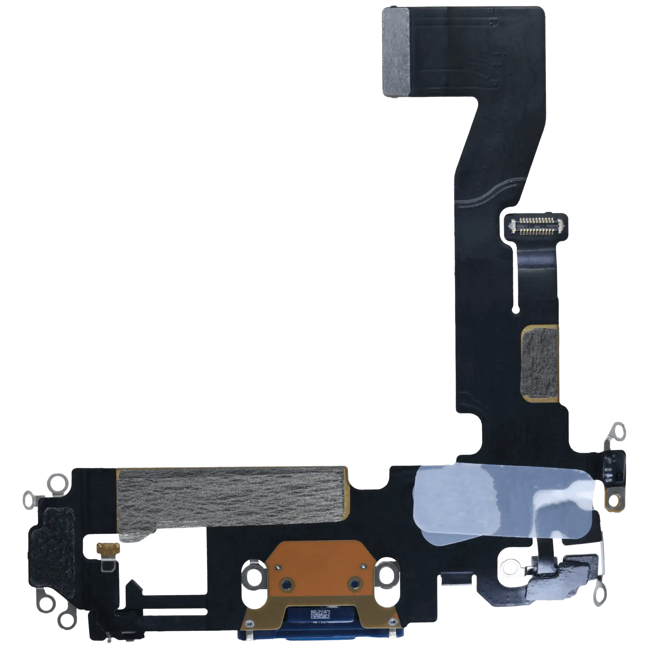 Ladebuchse Flexkabel für iPhone 12 (ausgebautes Originalteil) (Blue (Blau)) – Bild 3