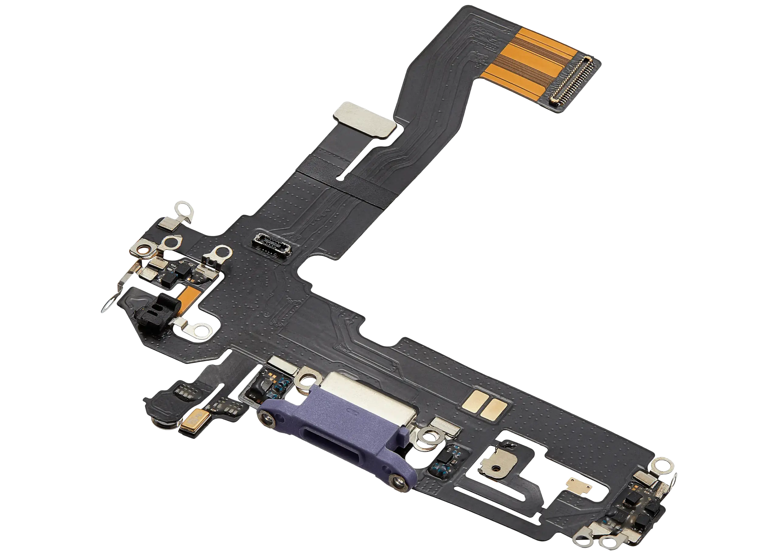 Ladebuchse Flexkabel für iPhone 12 (Aftermarket Plus) (Purple (Violett)) – Bild 4