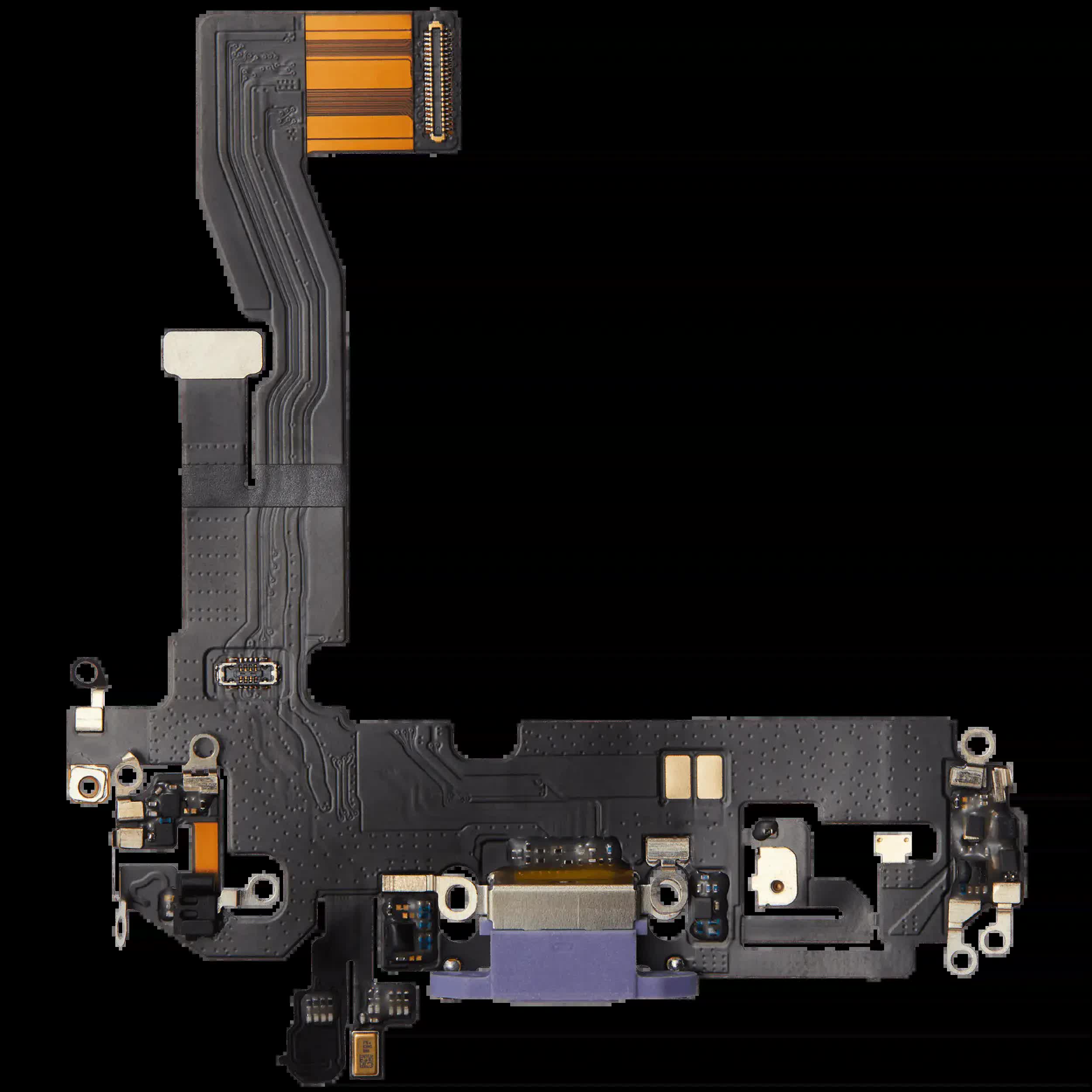 Ladebuchse Flexkabel für iPhone 12 (Aftermarket Plus) (Purple (Violett))