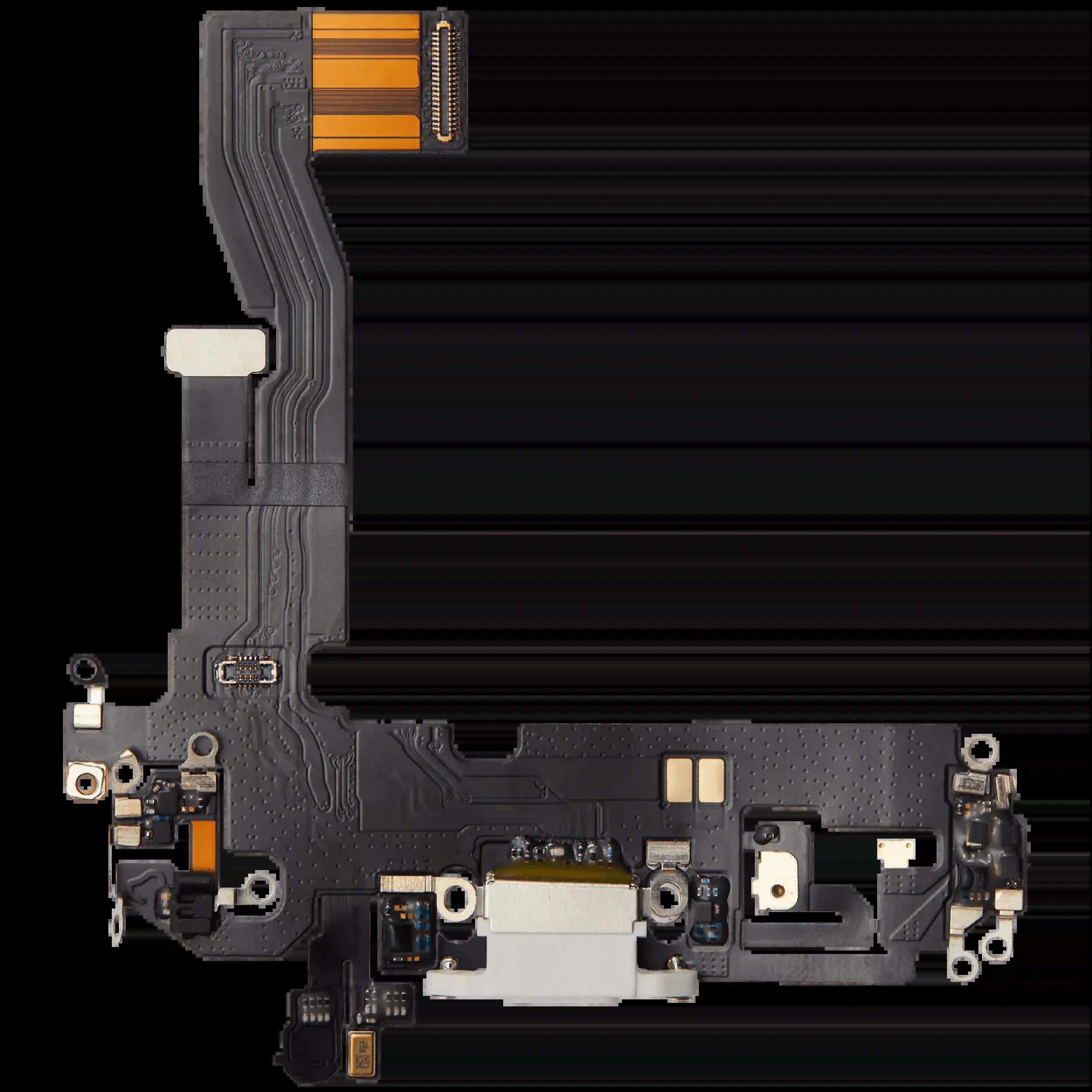 Ladebuchse Flexkabel für iPhone 12 (Aftermarket Plus) (White (Weiß))