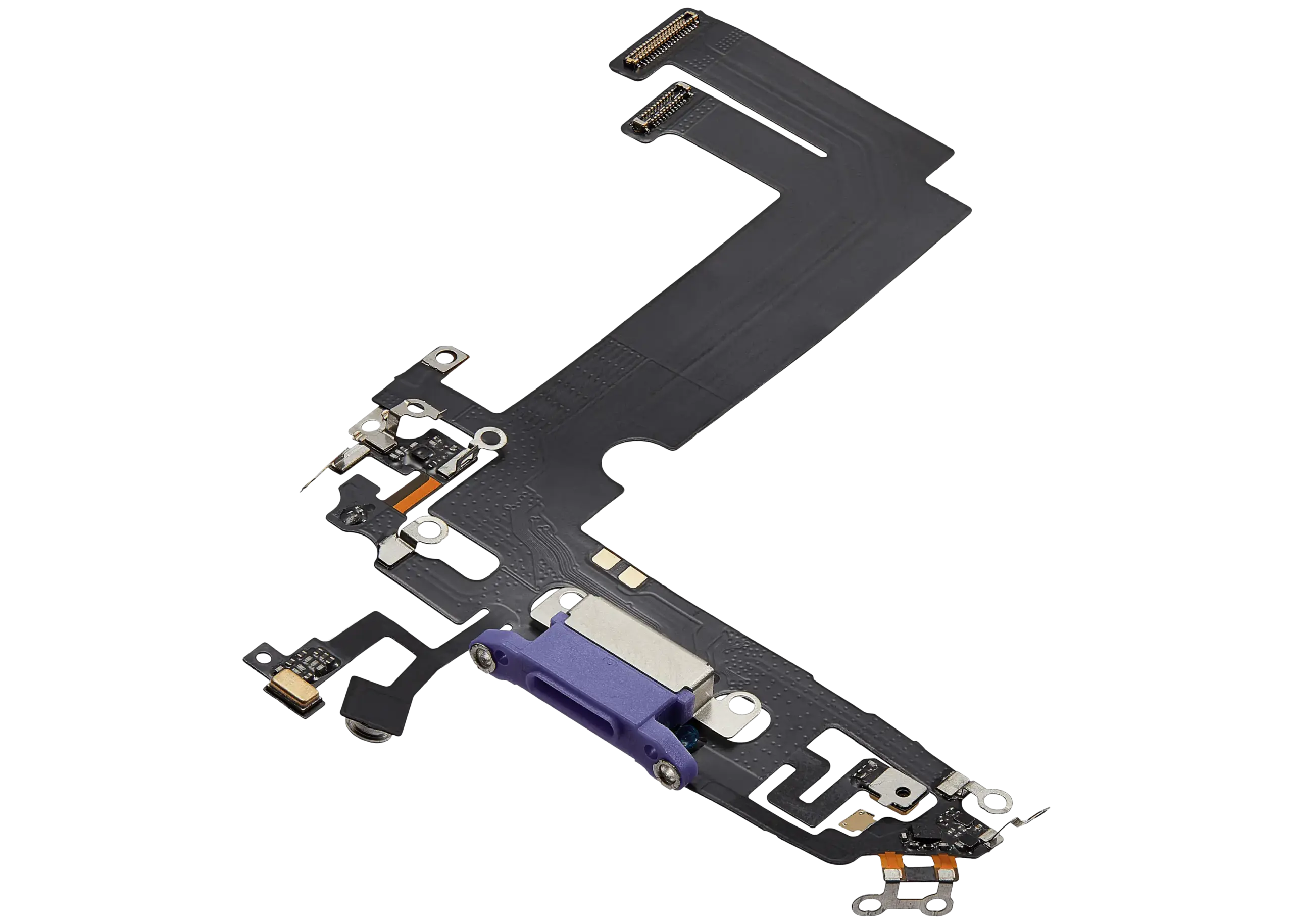 Ladebuchse Flexkabel für iPhone 12 Mini (Aftermarket Plus) (Purple (Violett)) – Bild 4