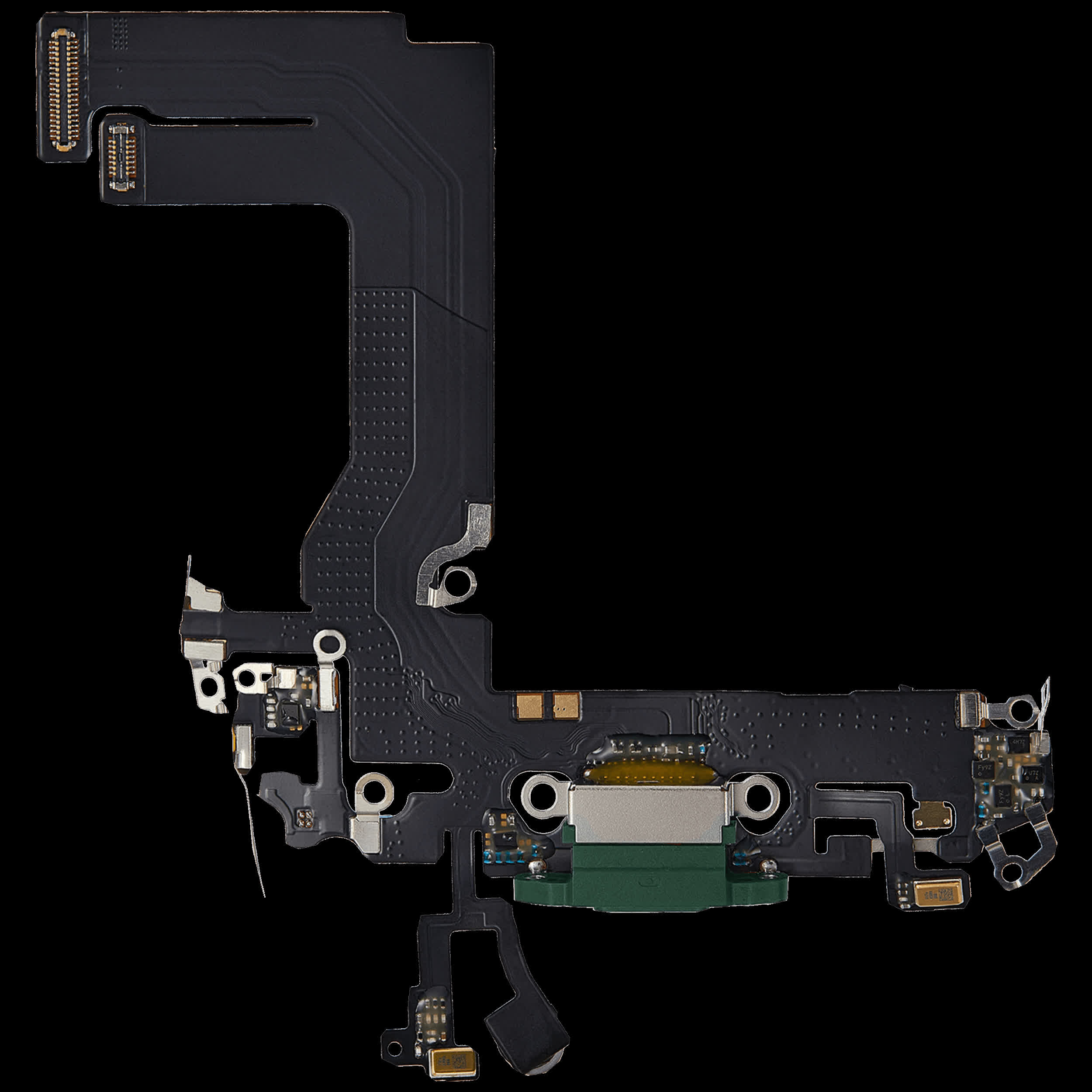 Ladebuchse Flexkabel für iPhone 13 Mini (Aftermarket Plus) (Green (Grün))
