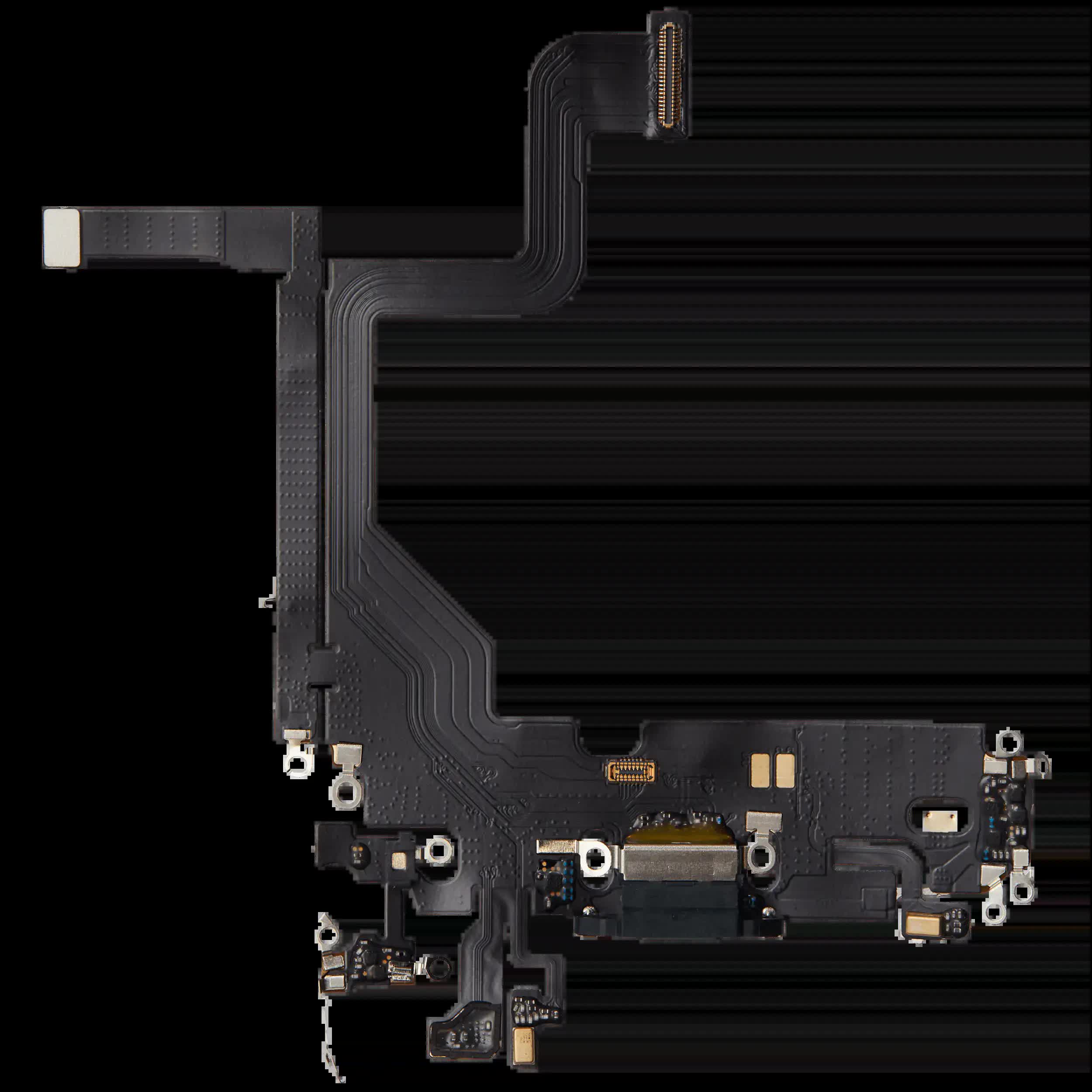 Ladebuchse Flexkabel für iPhone 13 Pro (Aftermarket Plus) (Alpine Green)
