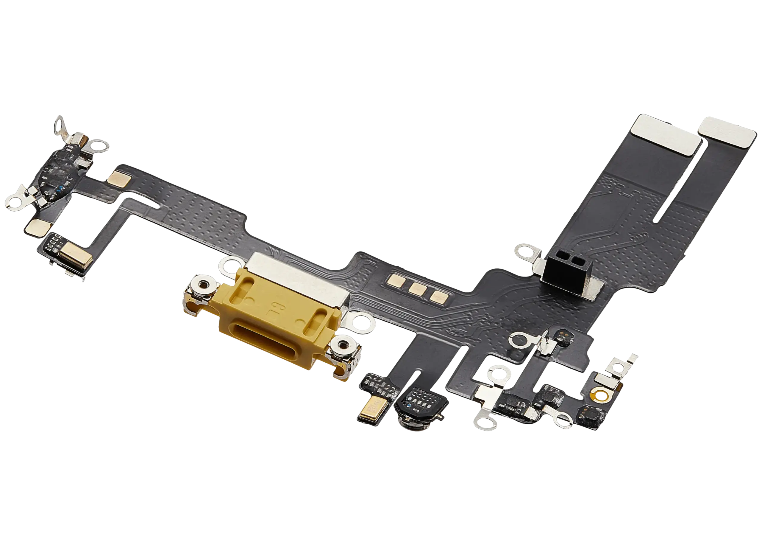 Ladebuchse Flexkabel für iPhone 14 (Aftermarket Plus) (Yellow) – Bild 4