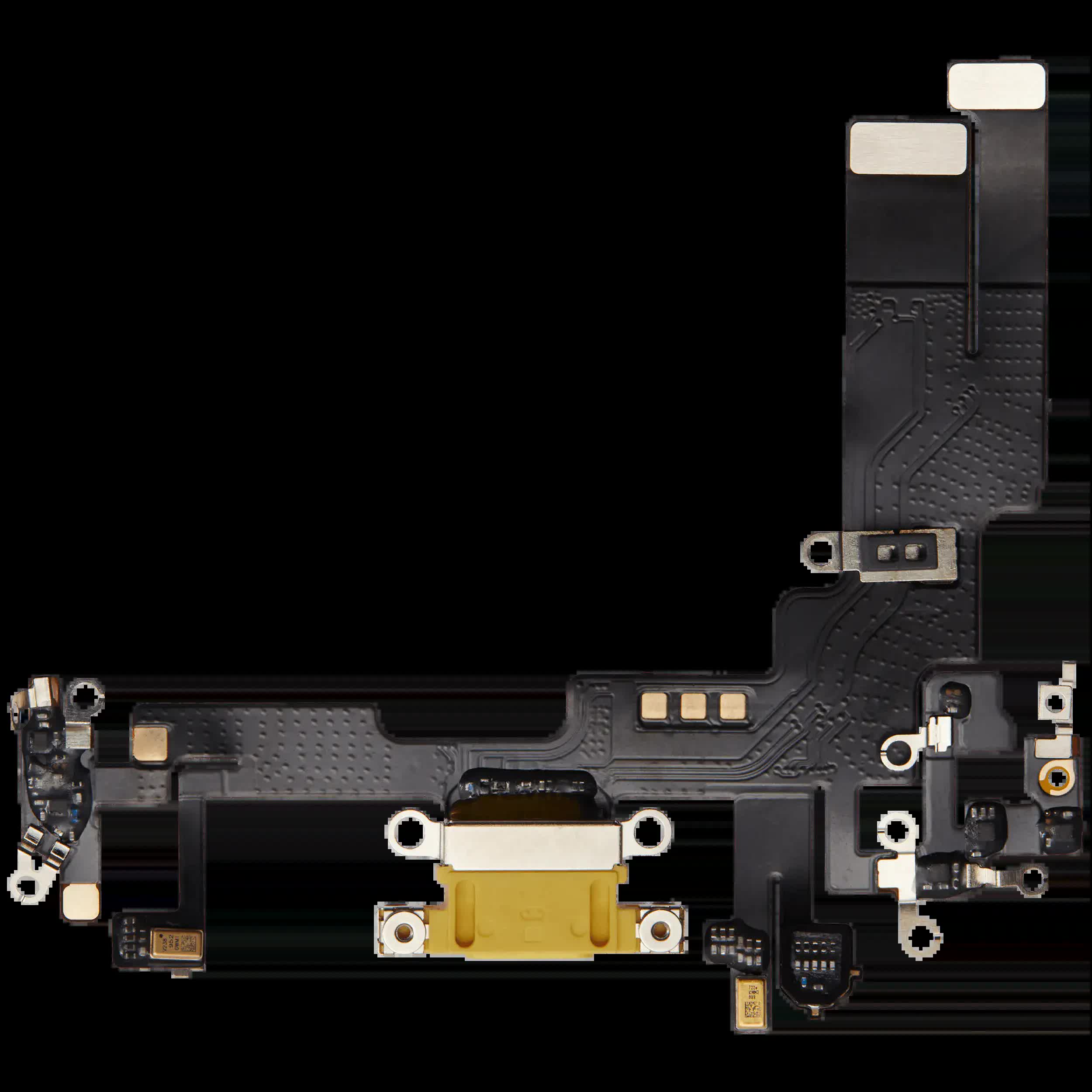 Ladebuchse Flexkabel für iPhone 14 (Aftermarket Plus) (Yellow)