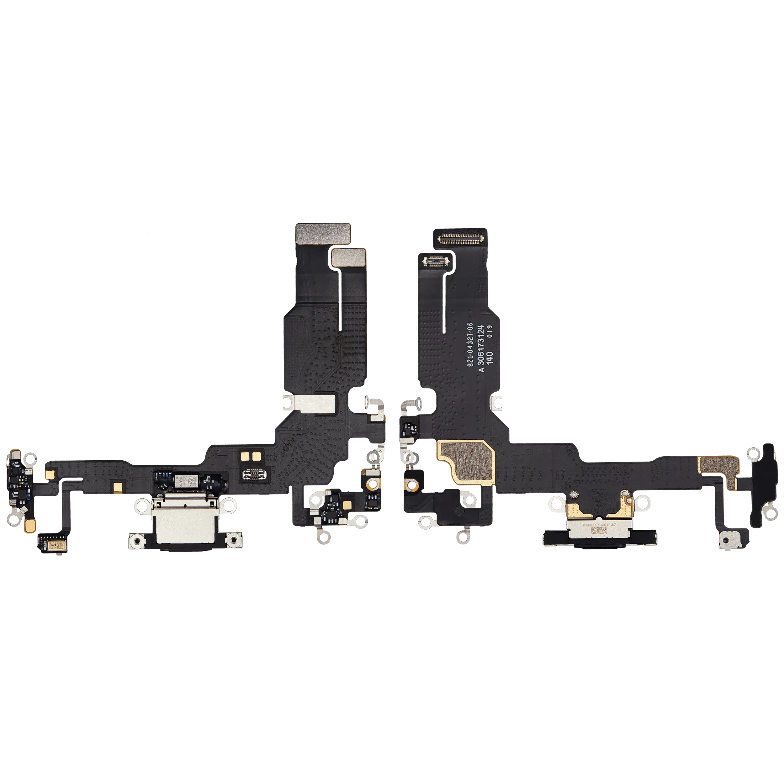 Ladebuchse Flexkabel für iPhone 15 (ausgebautes Originalteil) (Black (Schwarz)) – Bild 2