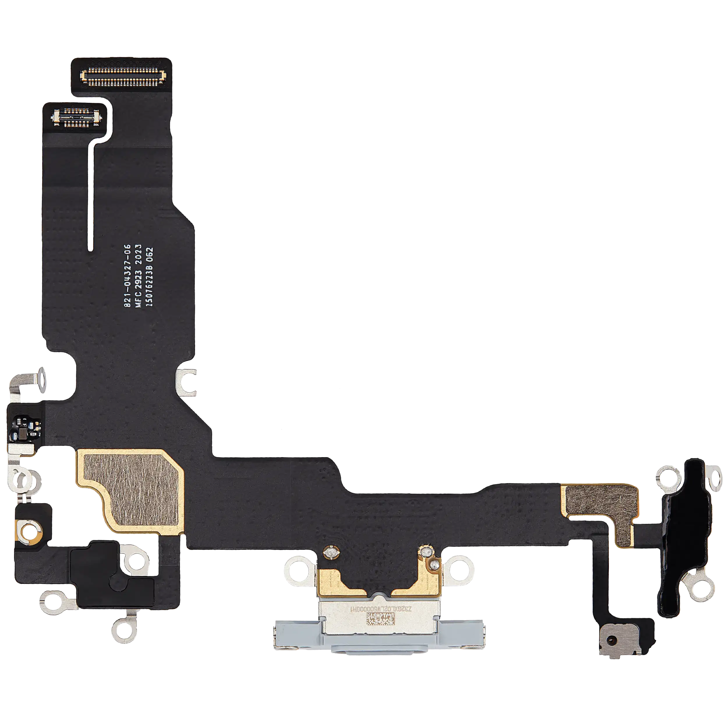 Ladebuchse Flexkabel für iPhone 15 (ausgebautes Originalteil) (Blue (Blau)) – Bild 3