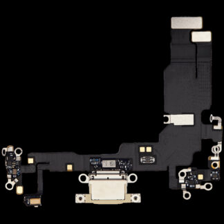 Ladebuchse Flexkabel für iPhone 15 (ausgebautes Originalteil) (Yellow)
