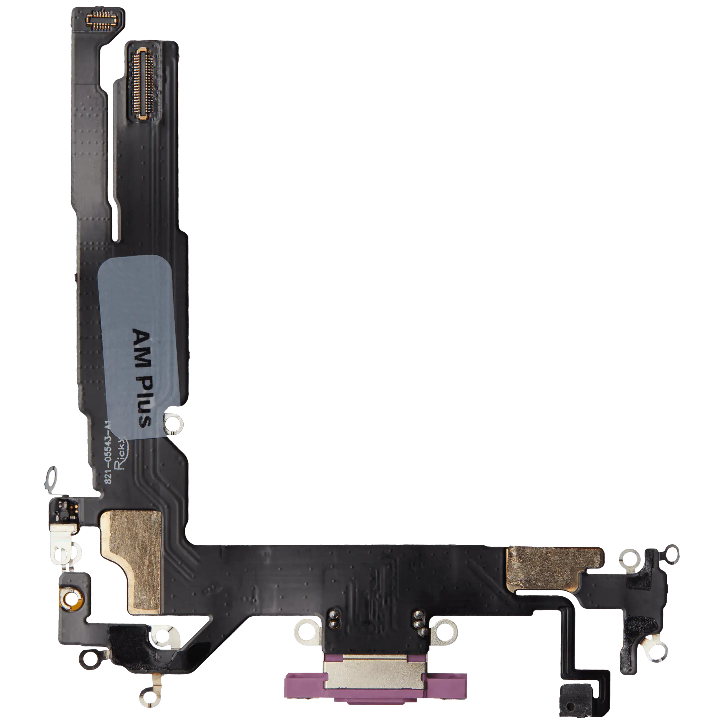 Ladebuchse Flexkabel für iPhone 16 (Aftermarket Plus) (Pink (Rosa)) – Bild 3