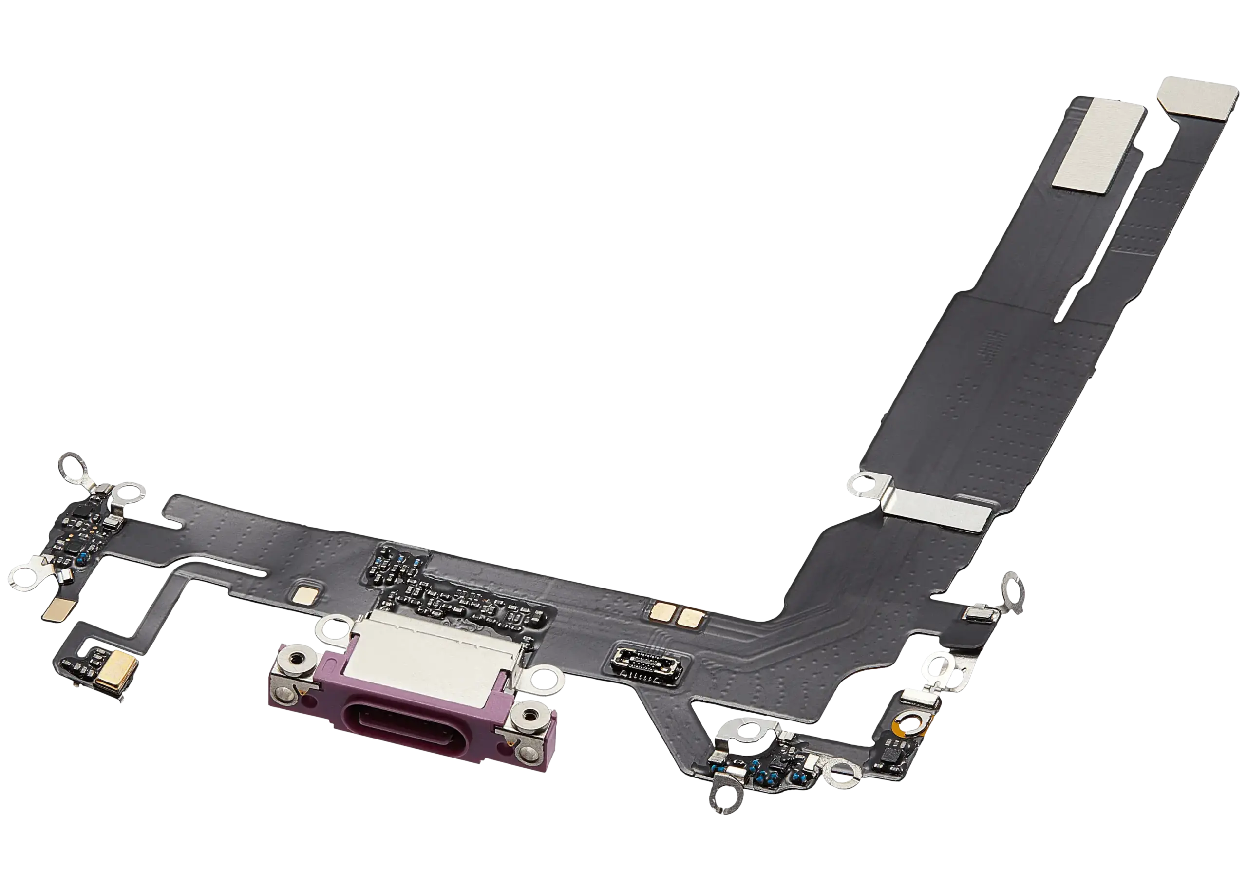 Ladebuchse Flexkabel für iPhone 16 (Aftermarket Plus) (Pink (Rosa)) – Bild 4