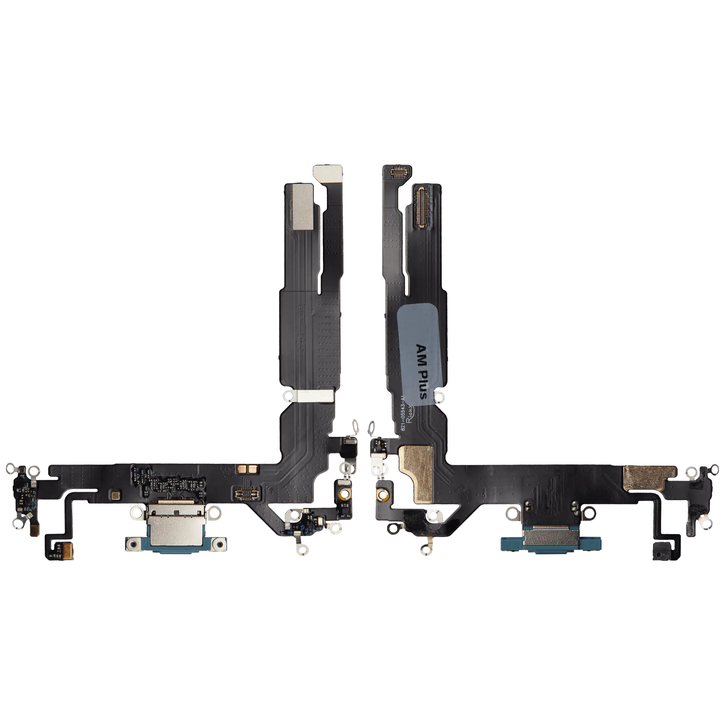 Ladebuchse Flexkabel für iPhone 16 (Aftermarket Plus) (Teal) – Bild 2