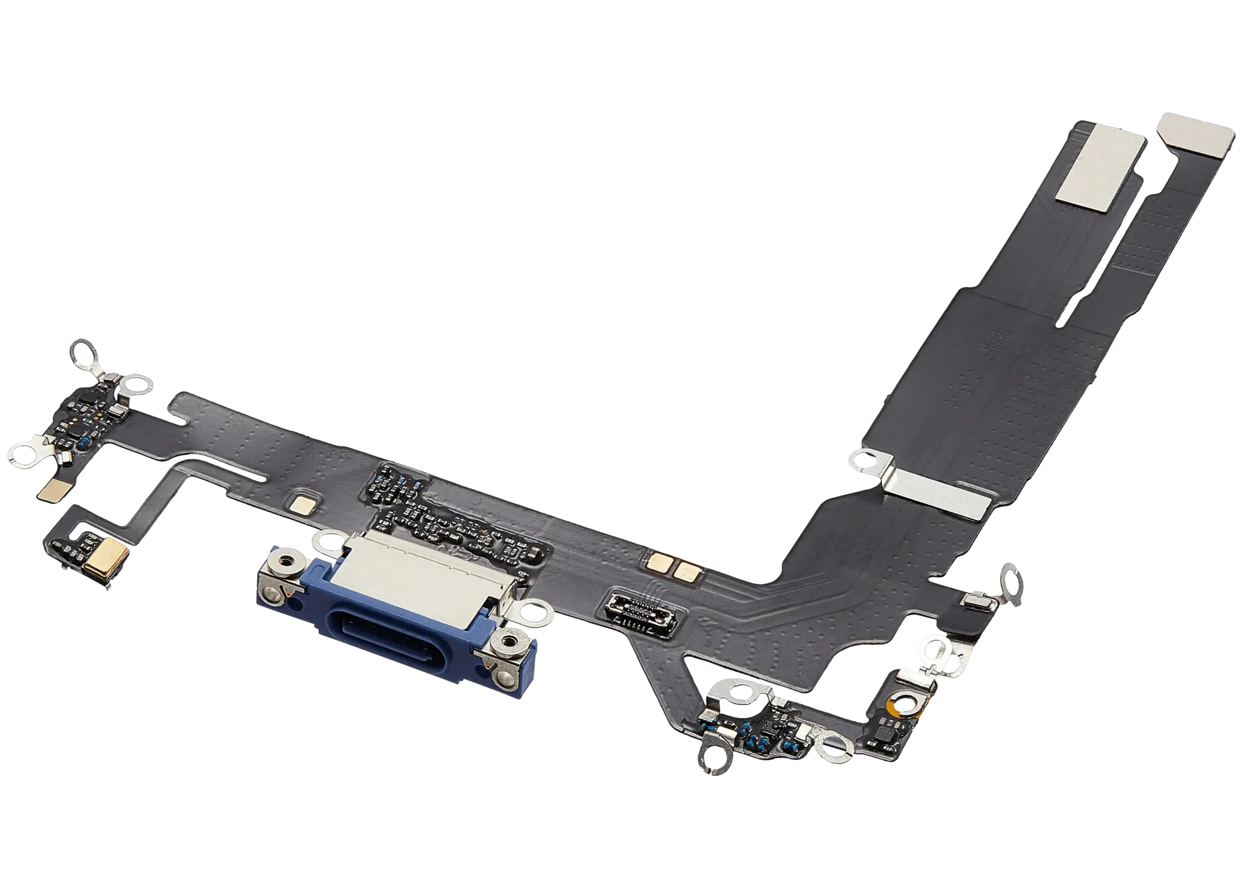 Ladebuchse Flexkabel für iPhone 16 (Aftermarket Plus) (Ultramarine) – Bild 3