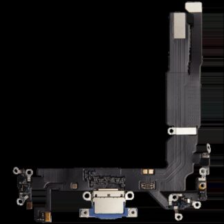 Ladebuchse Flexkabel für iPhone 16 (Aftermarket Plus) (Ultramarine)