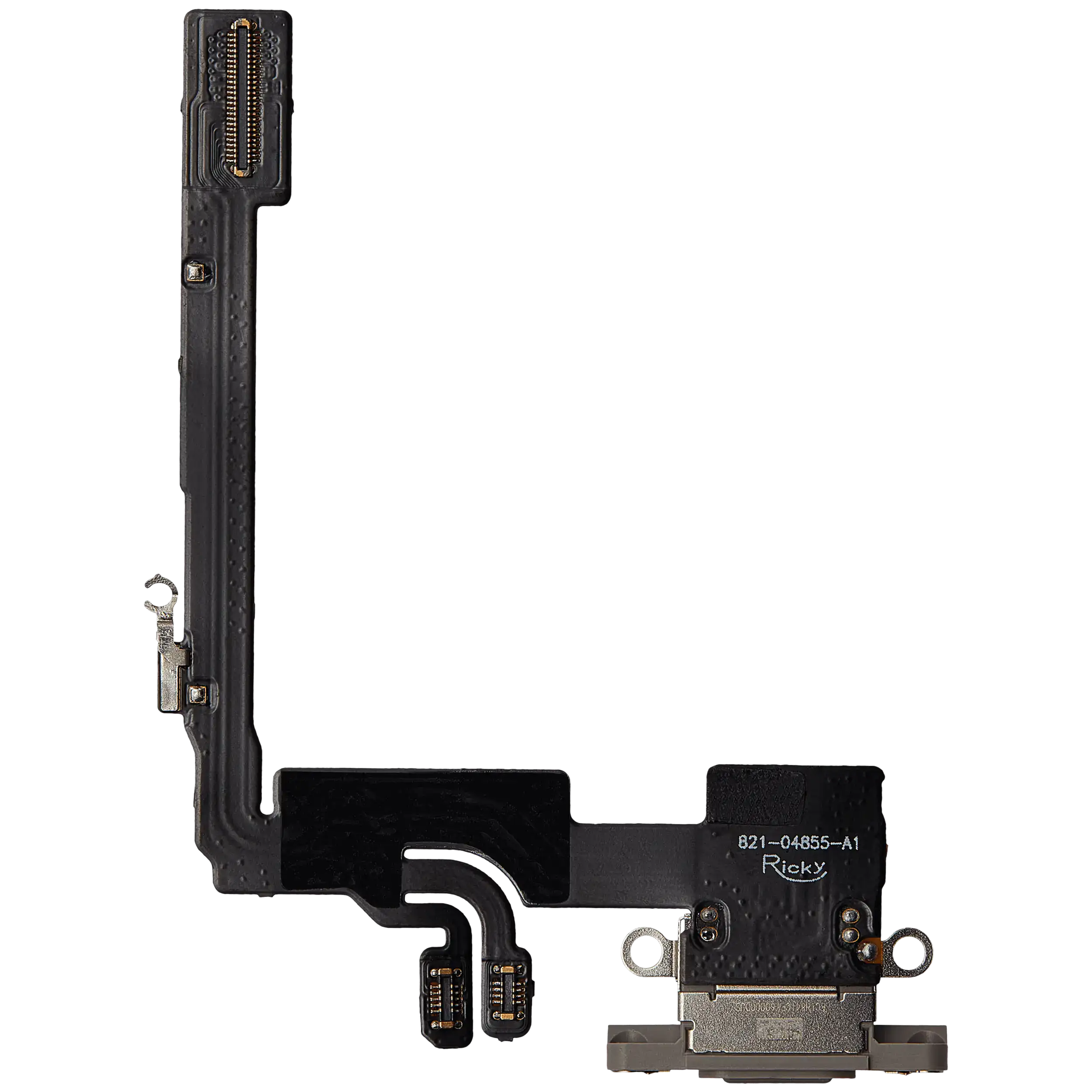 Ladebuchse Flexkabel für iPhone 16 Pro (Aftermarket Plus) (Natural Titanium) – Bild 3