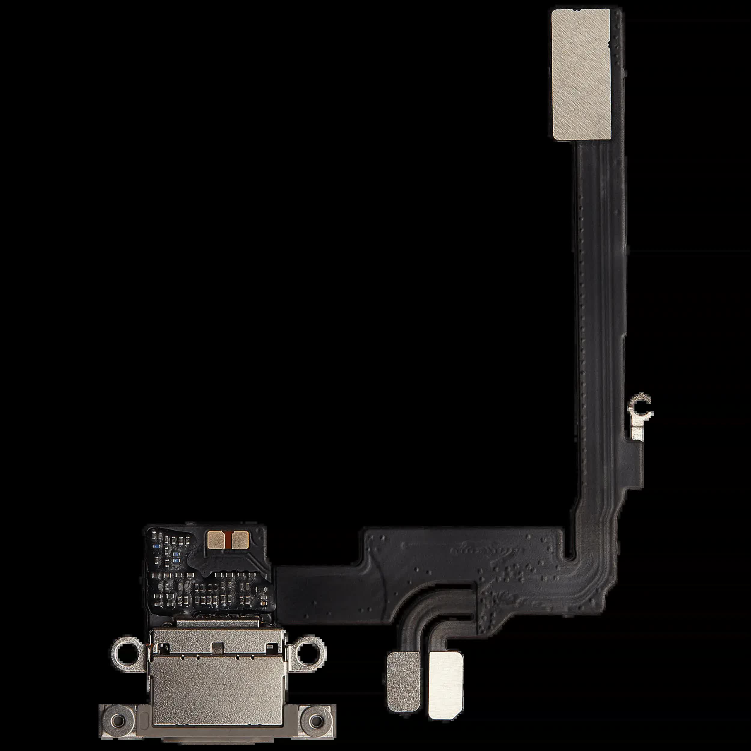Ladebuchse Flexkabel für iPhone 16 Pro (Aftermarket Plus) (Natural Titanium)