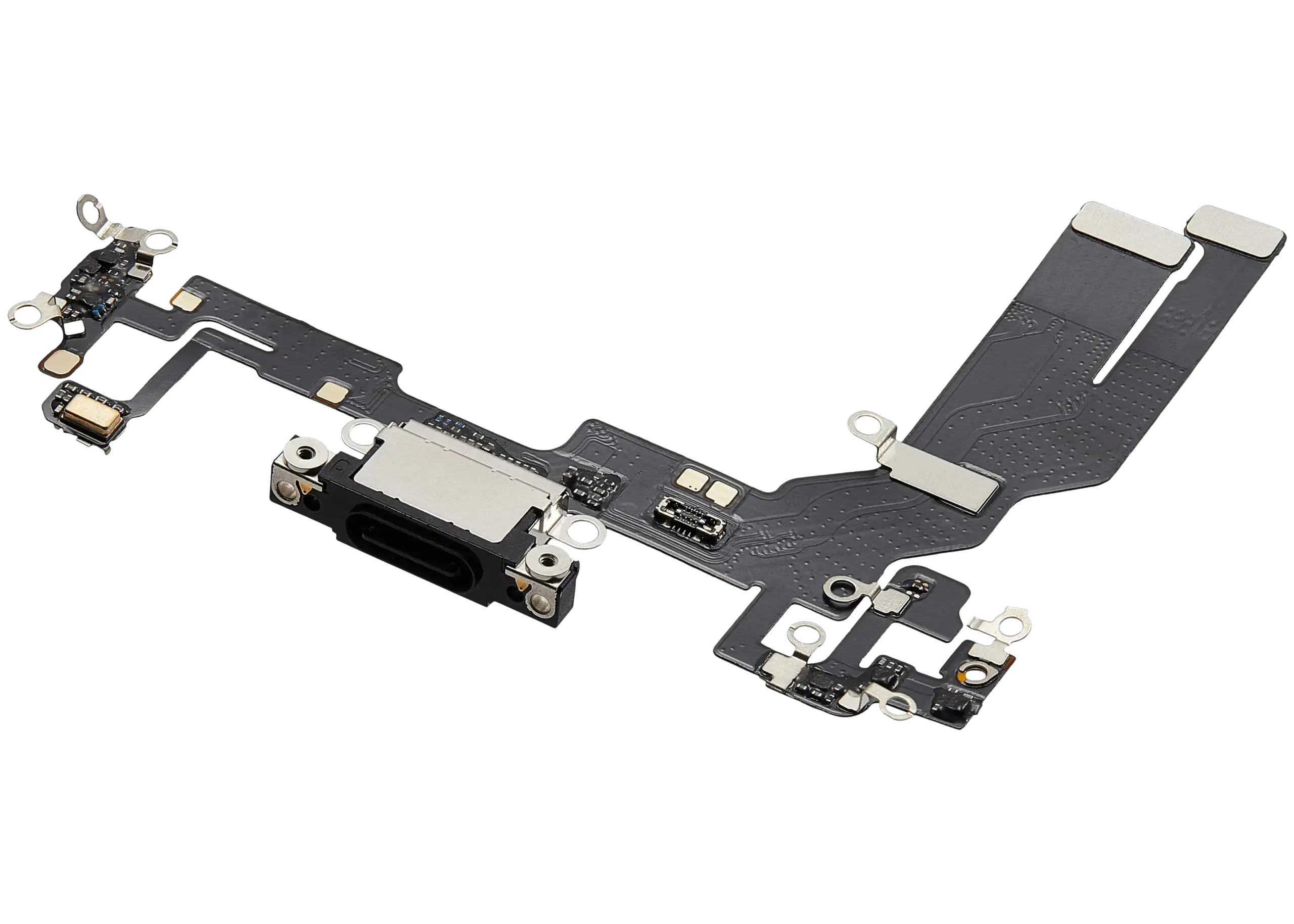 Ladebuchse Flexkabel für iPhone 16e / 17e (Aftermarket Plus) (Black (Schwarz)) – Bild 3