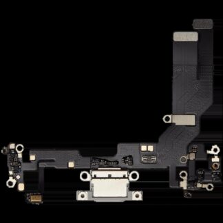 Ladebuchse Flexkabel für iPhone 16e / 17e (Aftermarket Plus) (White (Weiß))