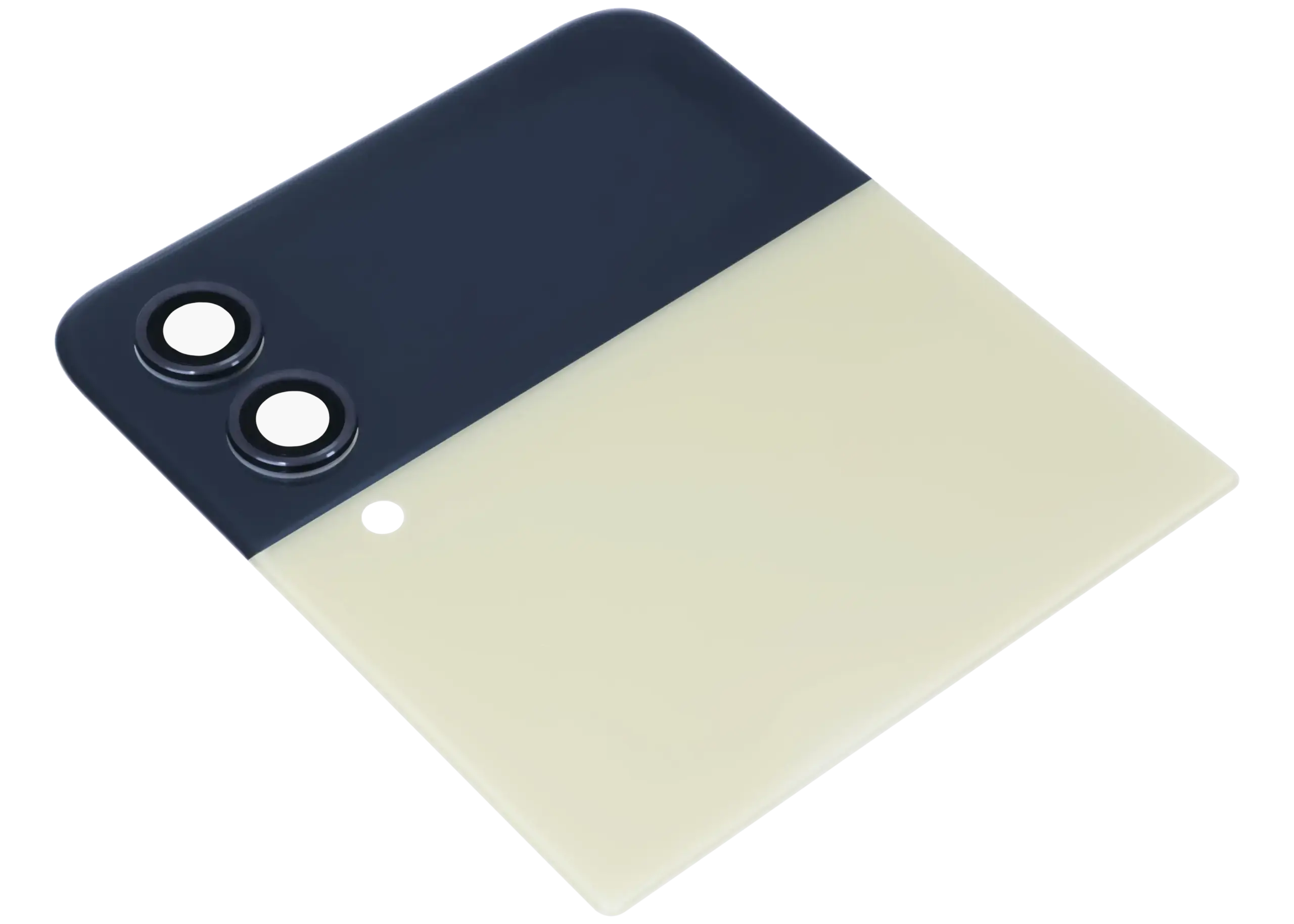 Outer OLED Display für Samsung Galaxy Z Flip 4 5G (ausgebautes Originalteil: Grade A) (Gold) – Bild 4
