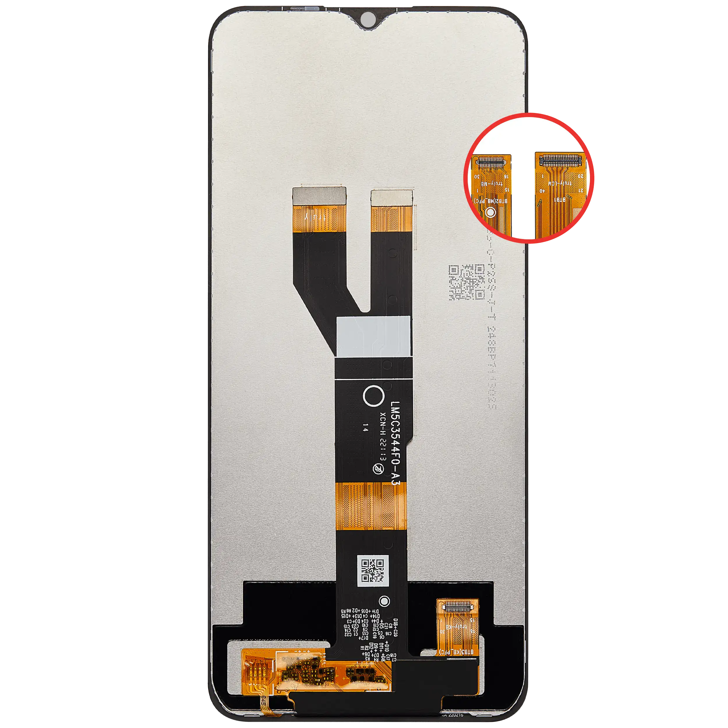 LCD Display ohne Rahmen für Realme C11 (2021) / C20 / C21 / Narzo 50i (professionell aufgearbeitet) – Bild 4