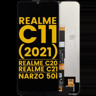 LCD Display ohne Rahmen für Realme C11 (2021) / C20 / C21 / Narzo 50i (professionell aufgearbeitet)
