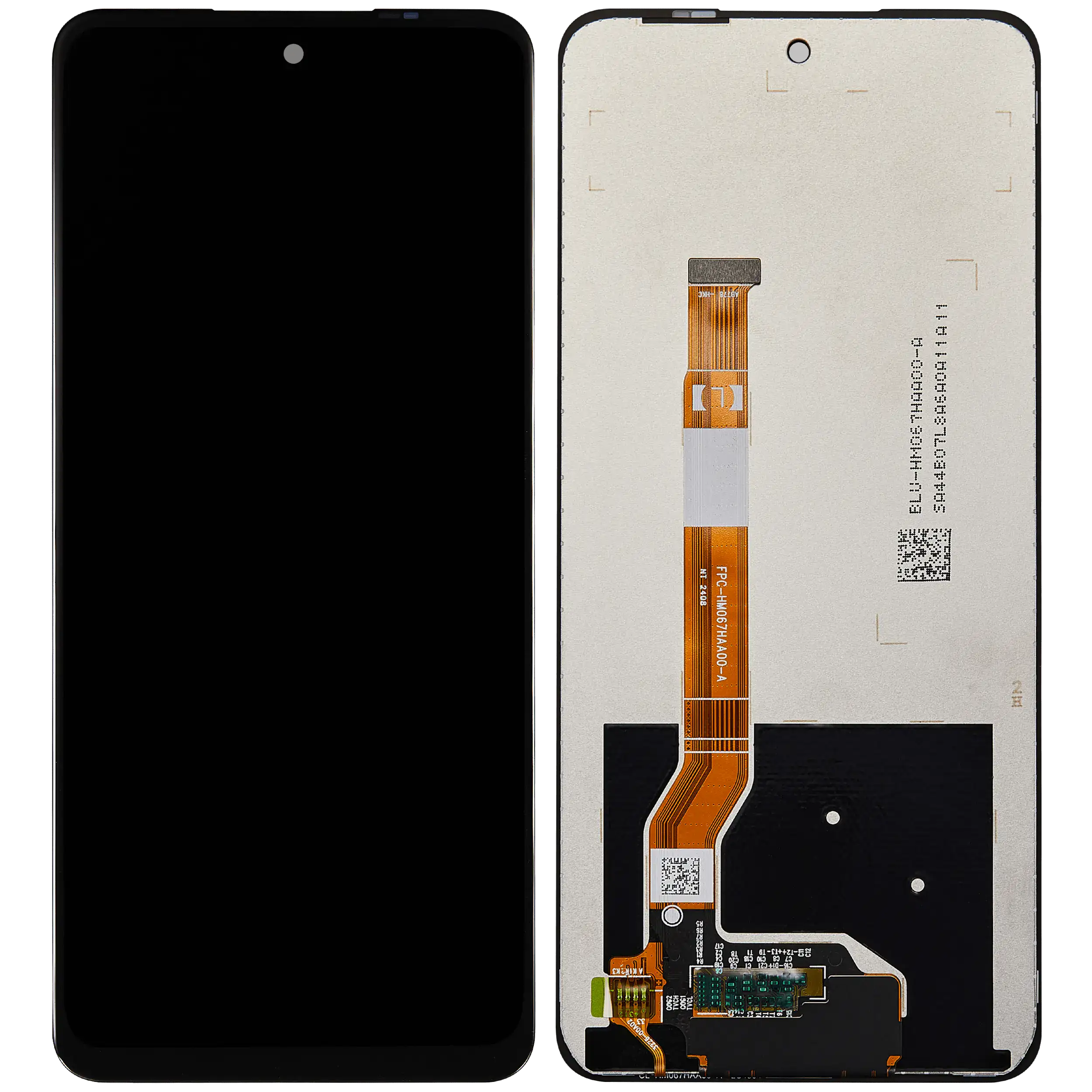 LCD Display ohne Rahmen für Realme C65 / Realme C65 5G / Realme 14x (professionell aufgearbeitet) – Bild 2