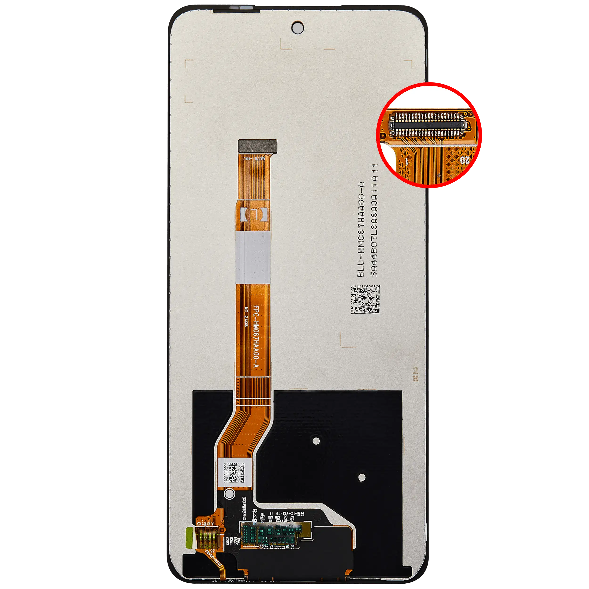 LCD Display ohne Rahmen für Realme C65 / Realme C65 5G / Realme 14x (professionell aufgearbeitet) – Bild 4