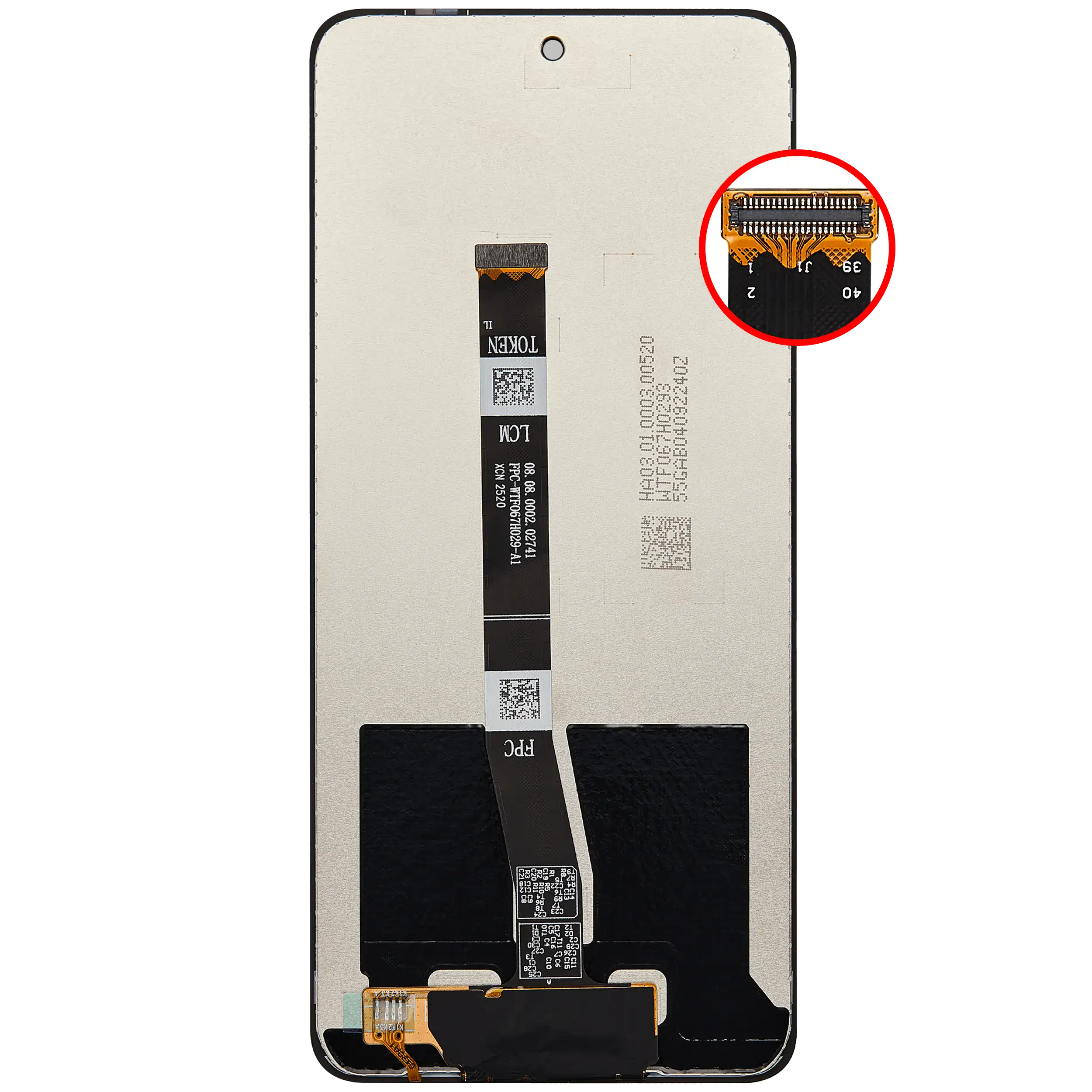 LCD Display ohne Rahmen für Huawei Enjoy 80 / Huawei Nova Y73 (professionell aufgearbeitet) – Bild 4