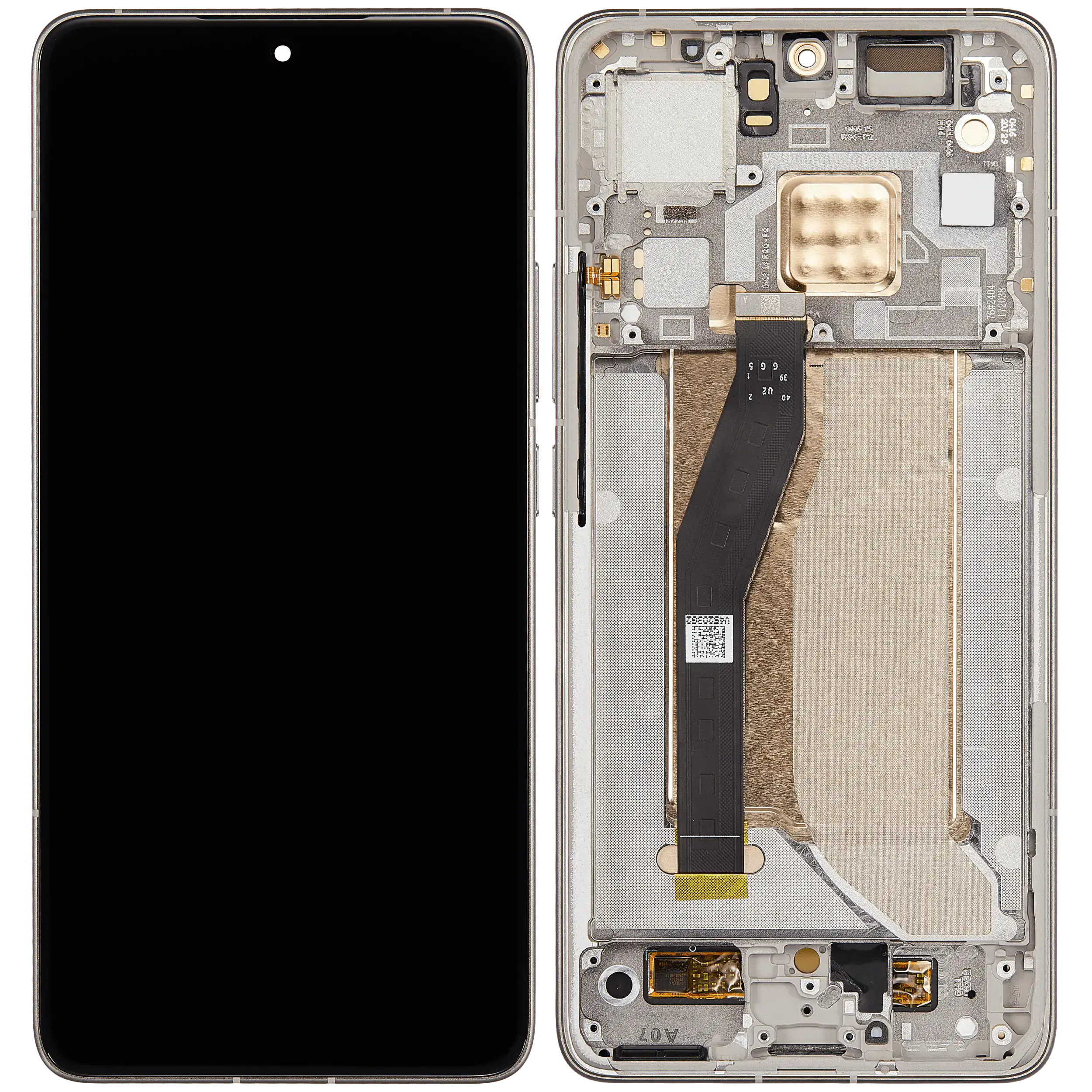 OLED Display mit Rahmen für Xiaomi 14T Pro / Redmi K70 Ultra (professionell aufgearbeitet) (Titan Gray) – Bild 2