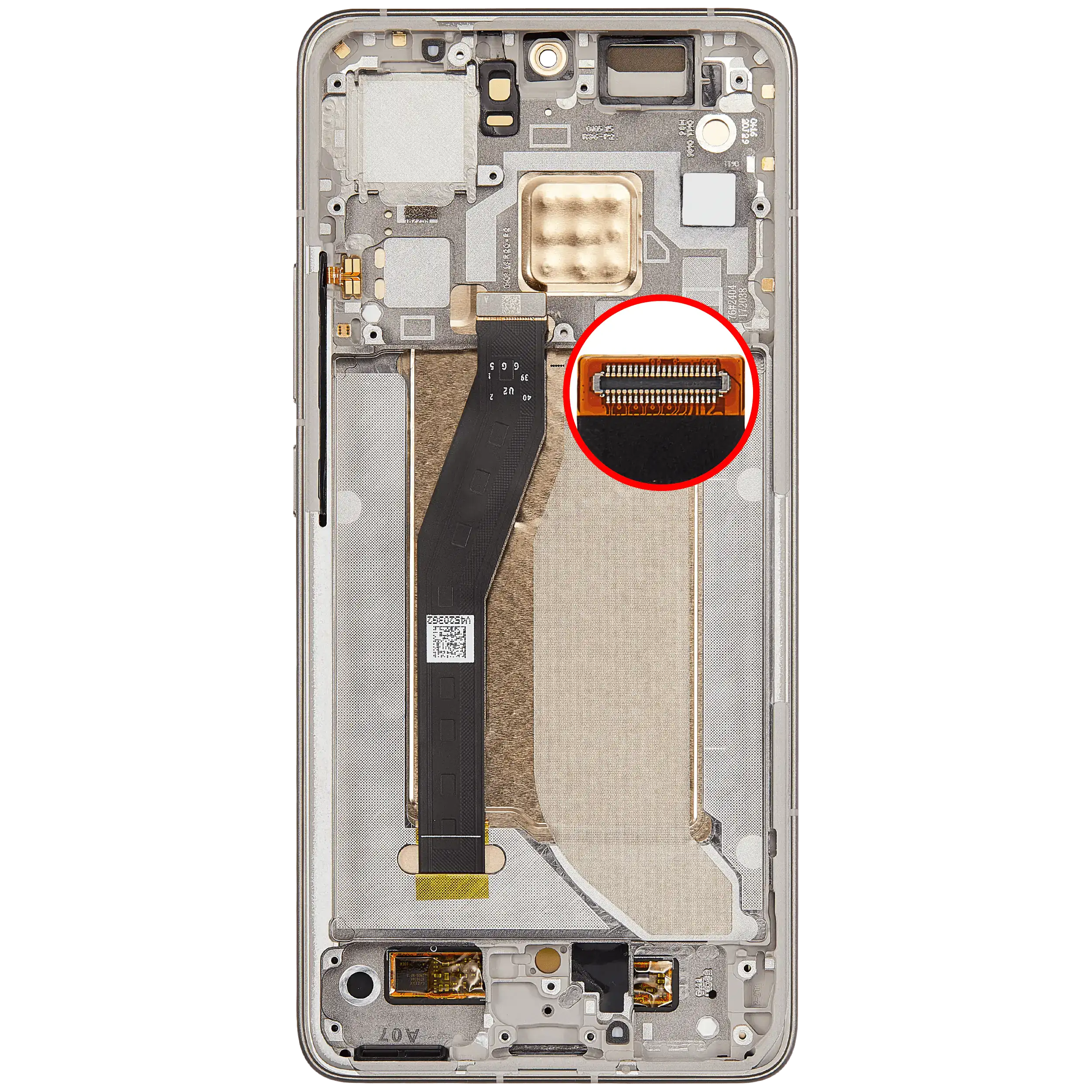 OLED Display mit Rahmen für Xiaomi 14T Pro / Redmi K70 Ultra (professionell aufgearbeitet) (Titan Gray) – Bild 4