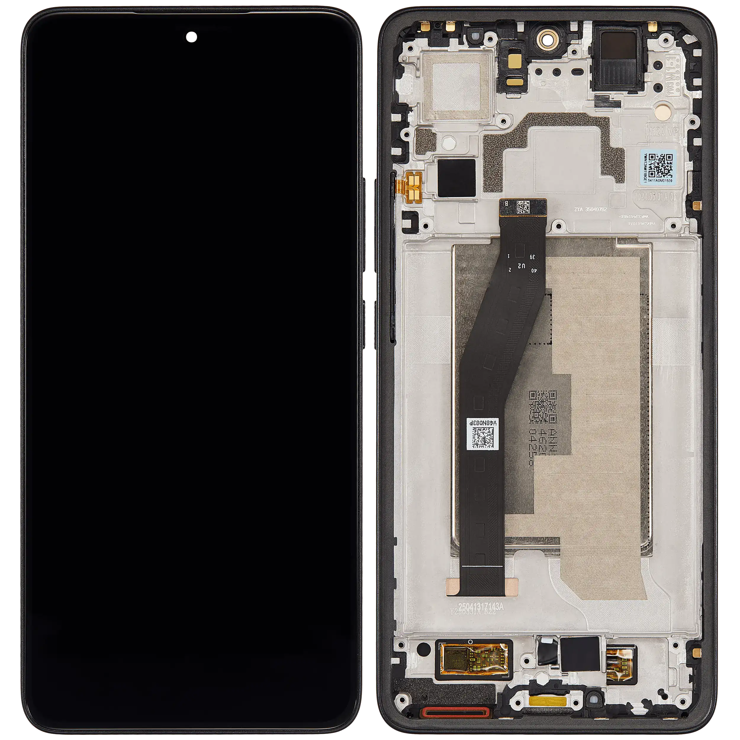OLED Display mit Rahmen für Xiaomi 14T (professionell aufgearbeitet) (Titan Black) – Bild 2