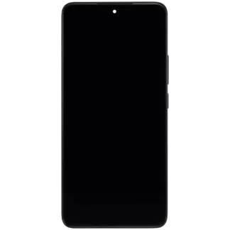 OLED Display mit Rahmen für Xiaomi 14T (professionell aufgearbeitet) (Titan Black)
