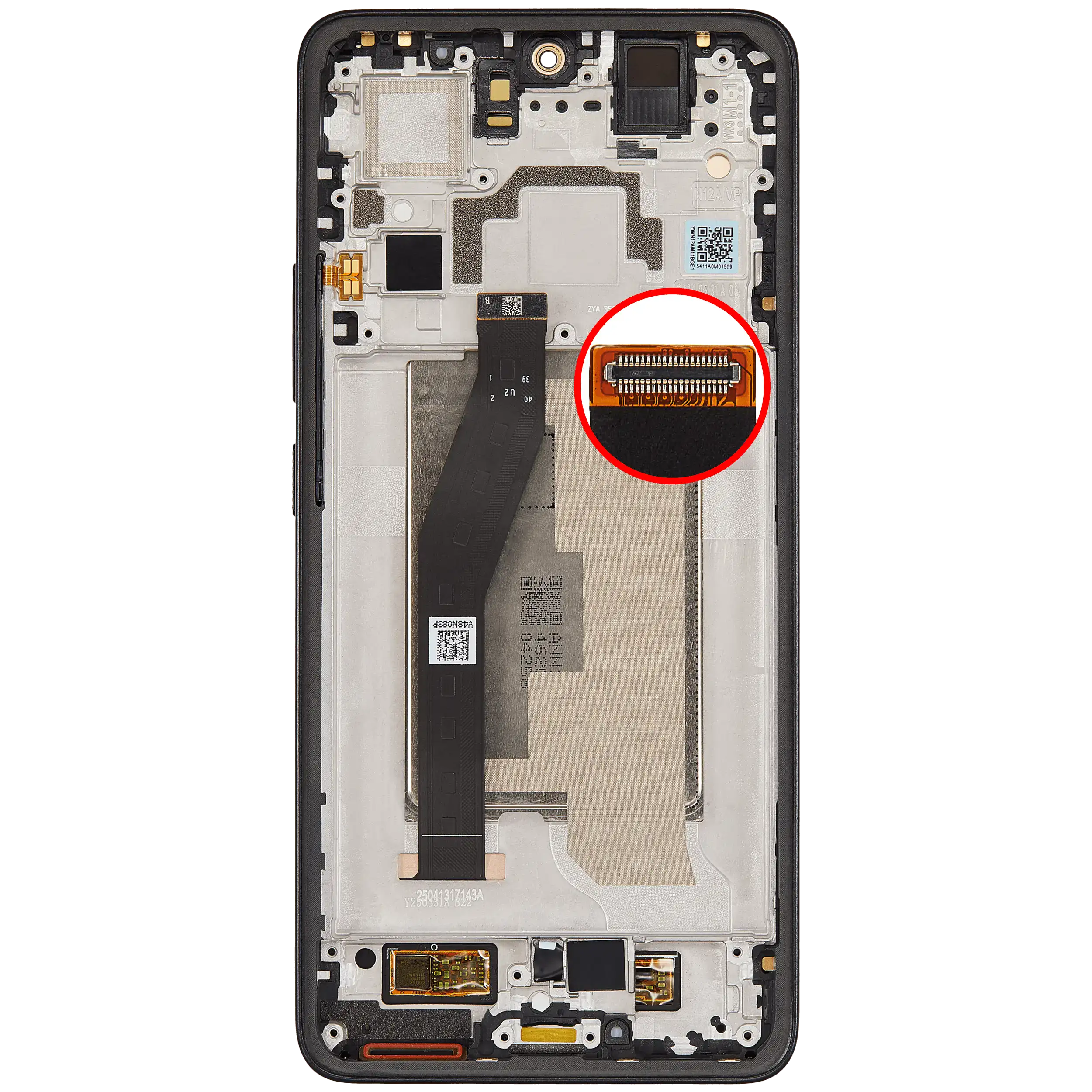 OLED Display mit Rahmen für Xiaomi 14T (professionell aufgearbeitet) (Titan Black) – Bild 4