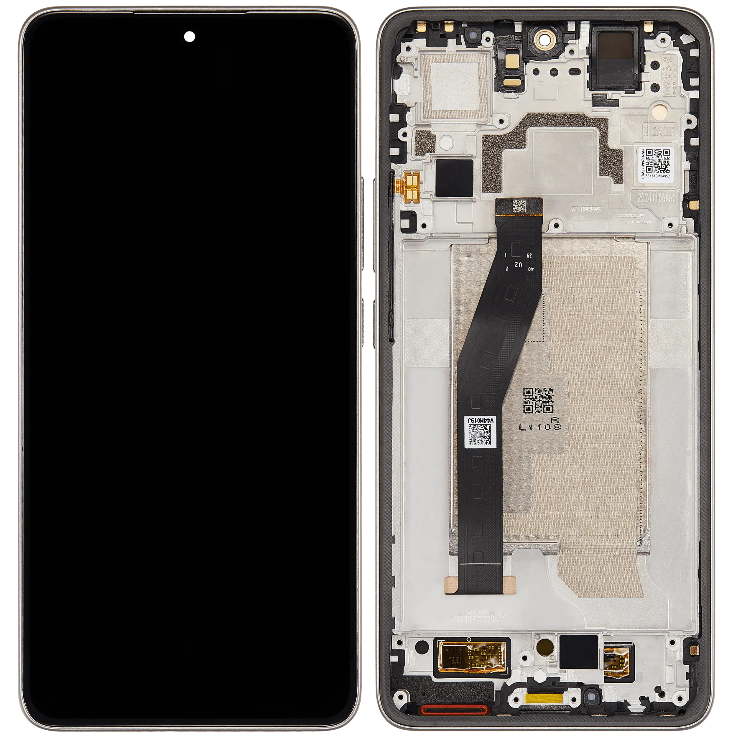 OLED Display mit Rahmen für Xiaomi 14T (professionell aufgearbeitet) (Titan Gray) – Bild 2