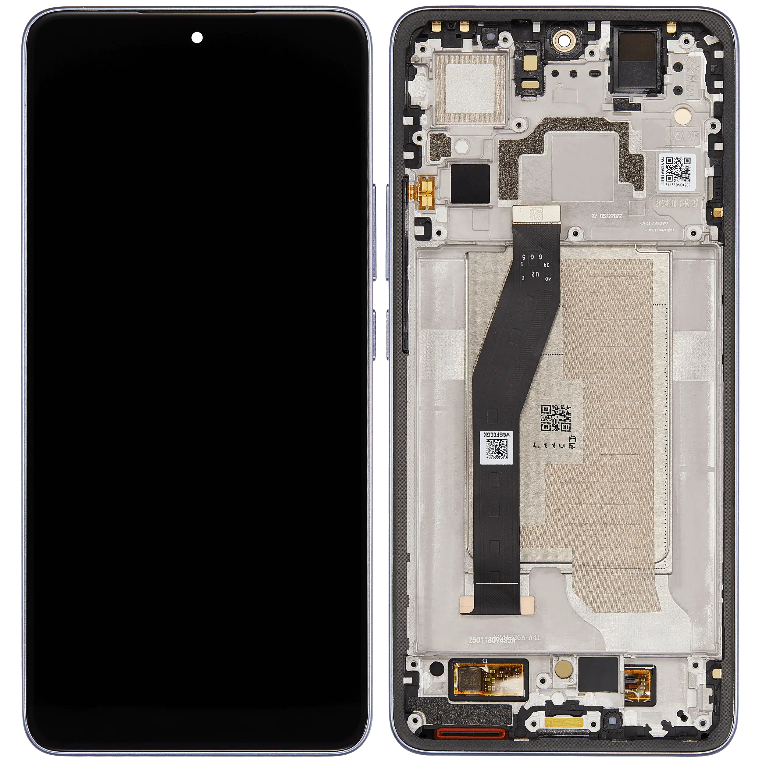 OLED Display mit Rahmen für Xiaomi 14T (professionell aufgearbeitet) (Titan Blue) – Bild 2