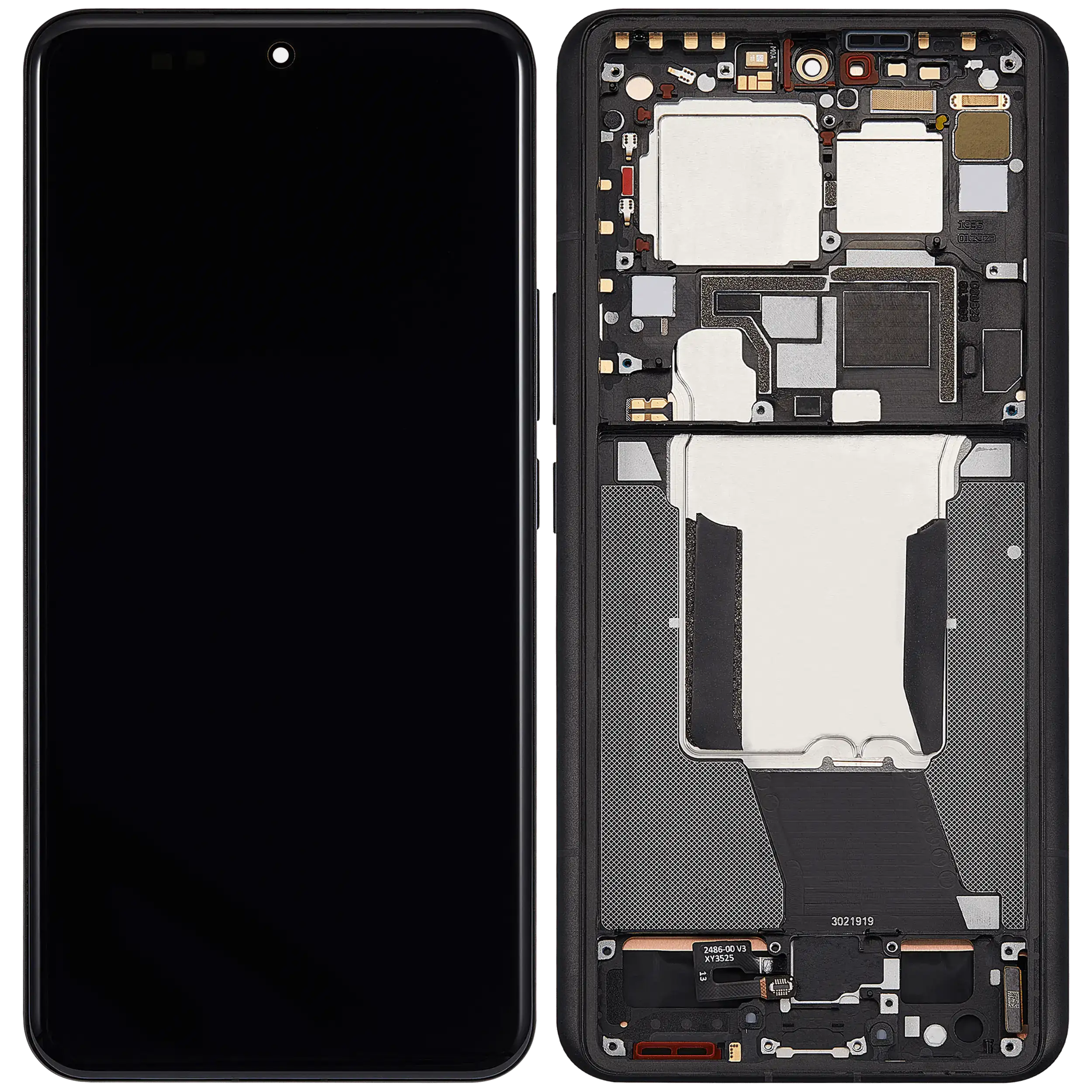 OLED Display mit Rahmen für Xiaomi 14 Ultra (professionell aufgearbeitet) (Black (Schwarz)) – Bild 2