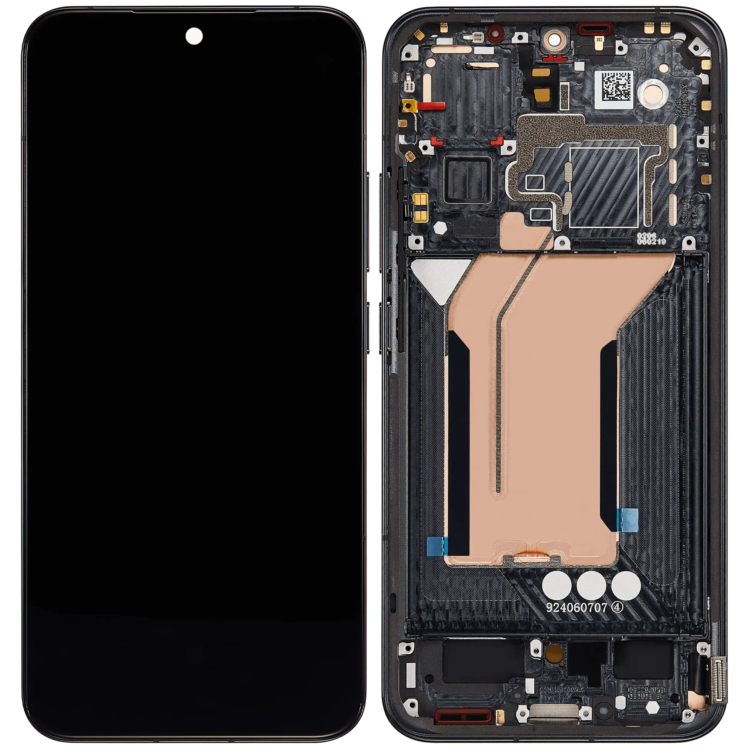 OLED Display mit Rahmen für Xiaomi 14 (professionell aufgearbeitet) (Black (Schwarz)) – Bild 2