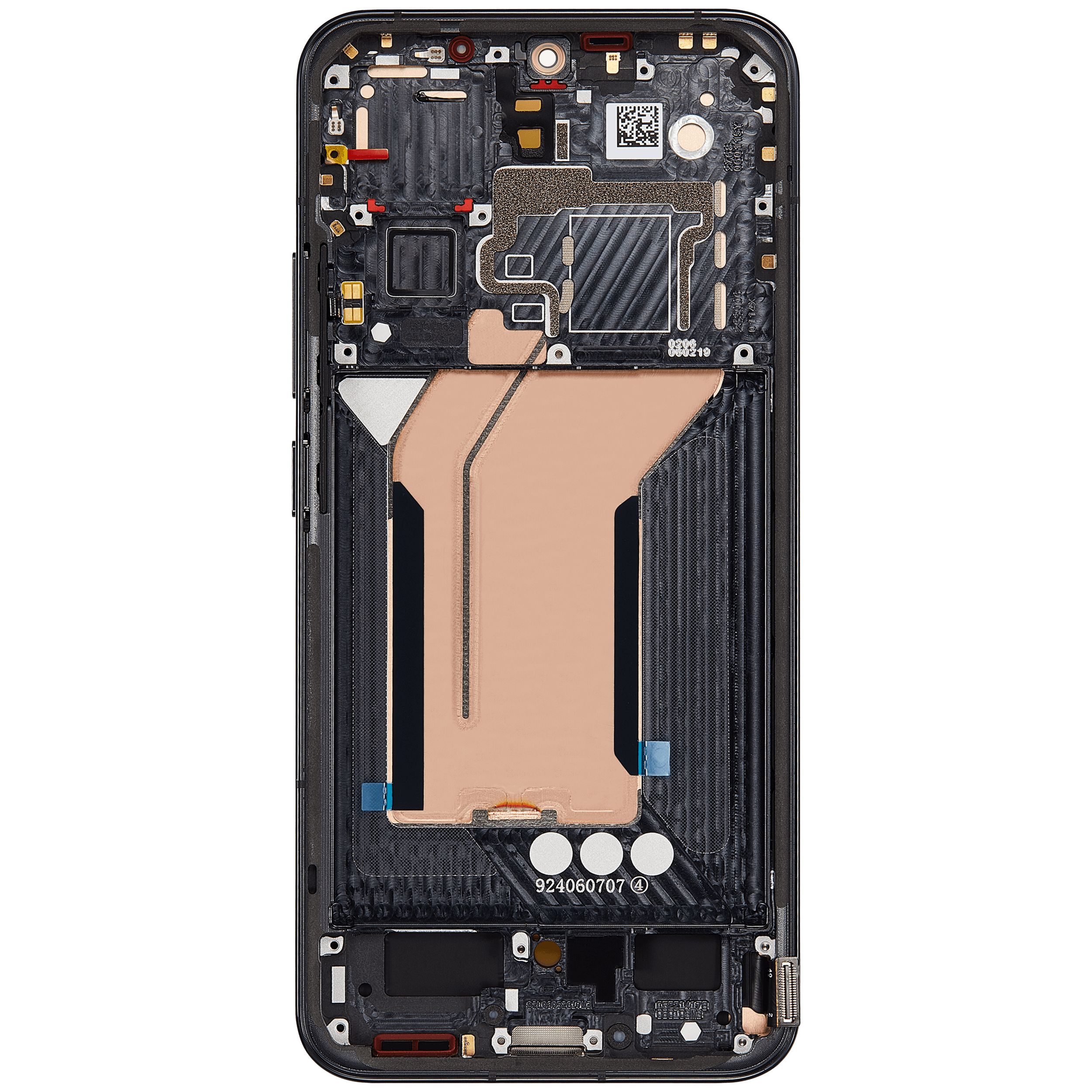 OLED Display mit Rahmen für Xiaomi 14 (professionell aufgearbeitet) (Black (Schwarz)) – Bild 4