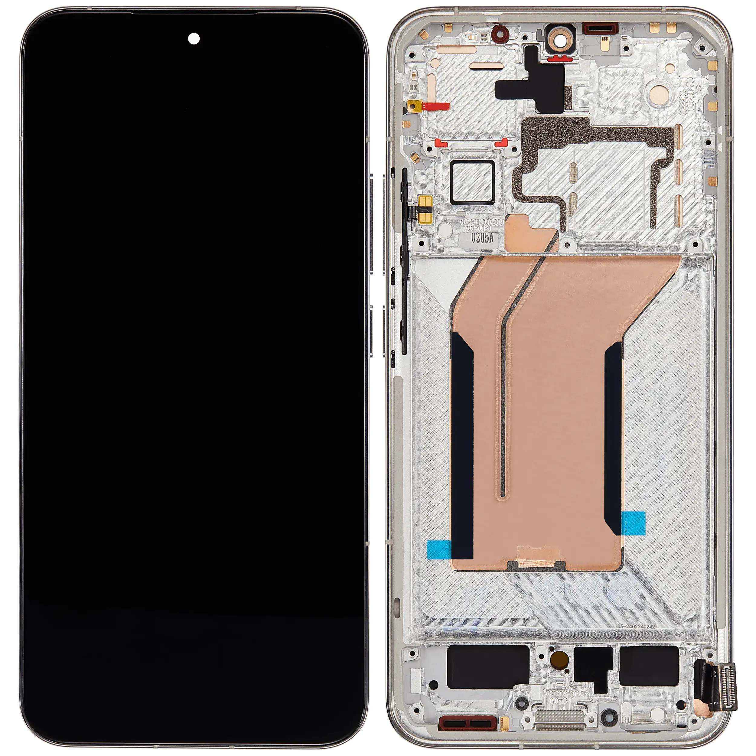 OLED Display mit Rahmen für Xiaomi 14 (professionell aufgearbeitet) (White (Weiß)) – Bild 2