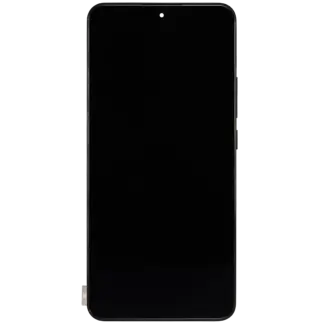 OLED Display mit Rahmen für Xiaomi 13T / 13T Pro / Redmi K60 Ultra (professionell aufgearbeitet) (Black (Schwarz))