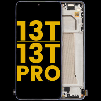 OLED Display mit Rahmen für Xiaomi 13T / 13T Pro (professionell aufgearbeitet) (Alpine Blue)