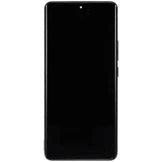 OLED Display mit Rahmen für Xiaomi 13 Pro (professionell aufgearbeitet) (Black (Schwarz))